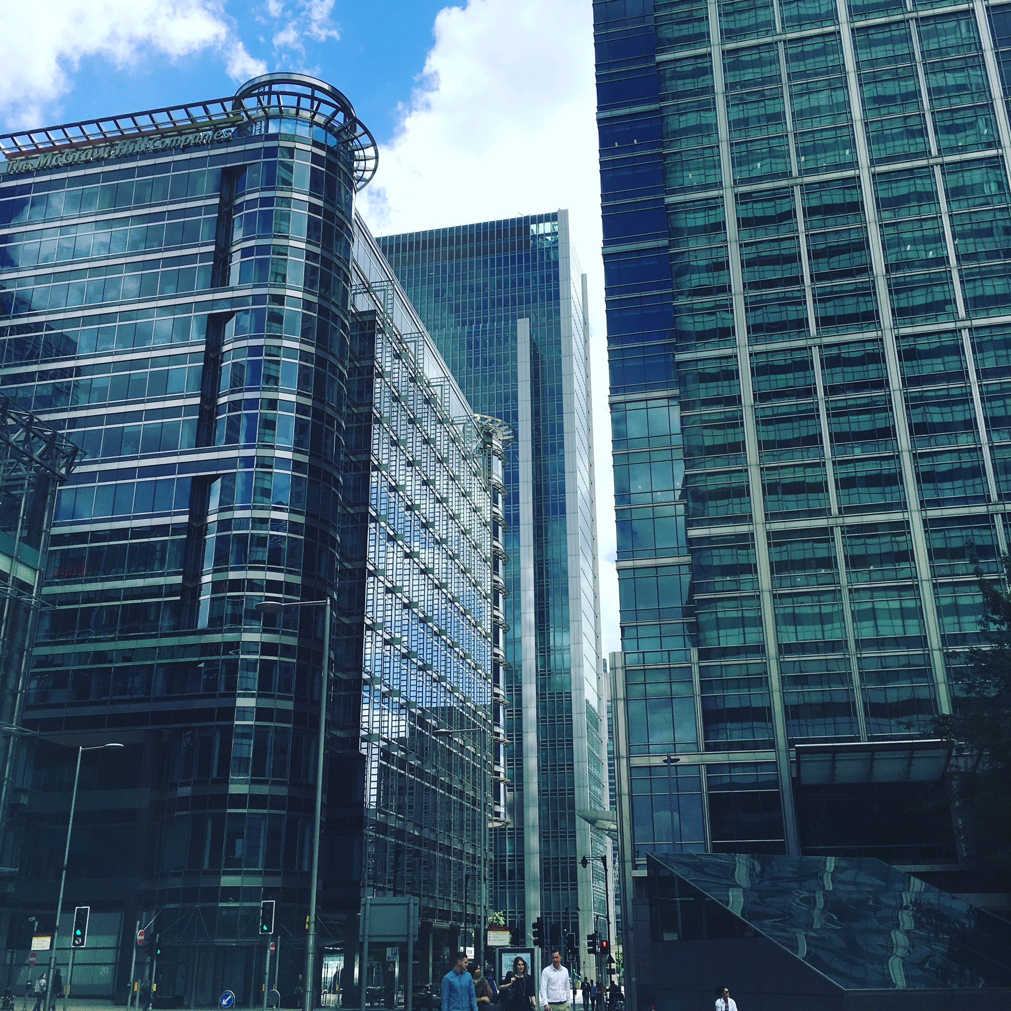 My trip to Canary Wharf in spring