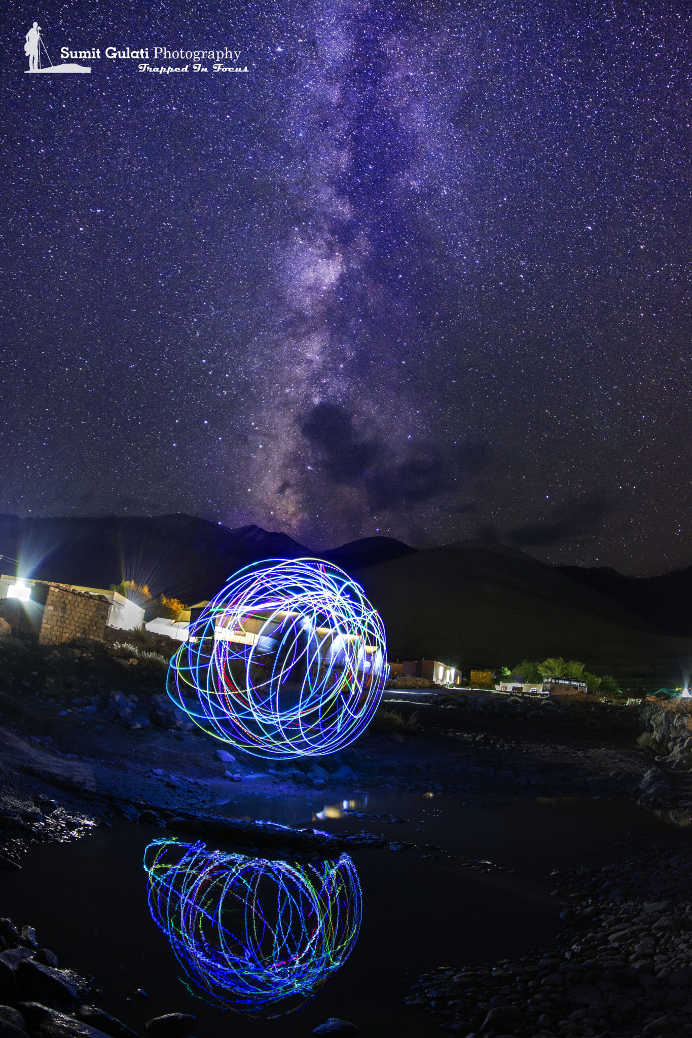 Nikon D5200 + Samyang 12mm F2.8 ED AS NCS Fisheye sample photo. Milkyway at pangong, india photography