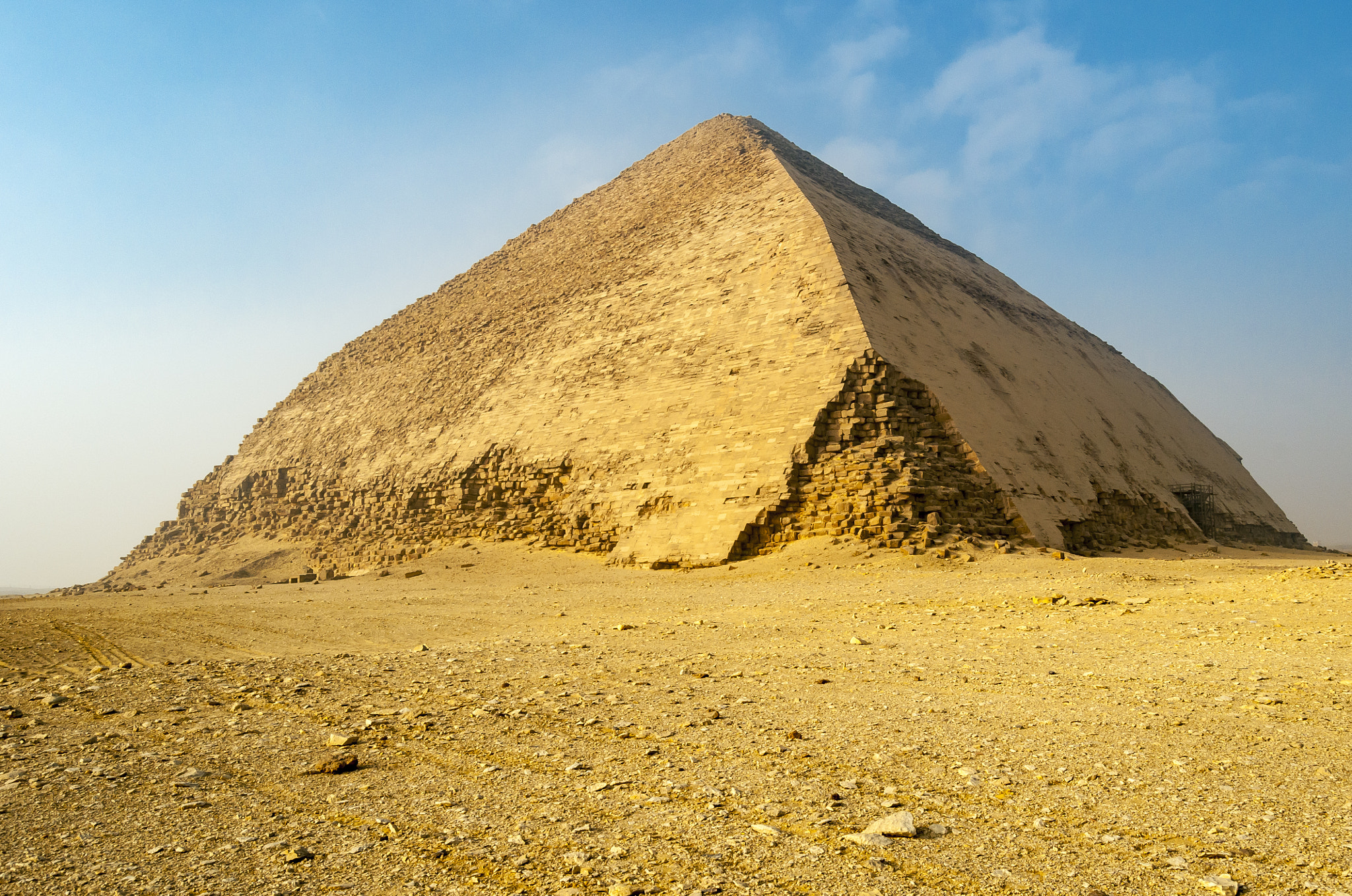 Nikon D300 sample photo. Bent pyramid, dahshur, egypt photography