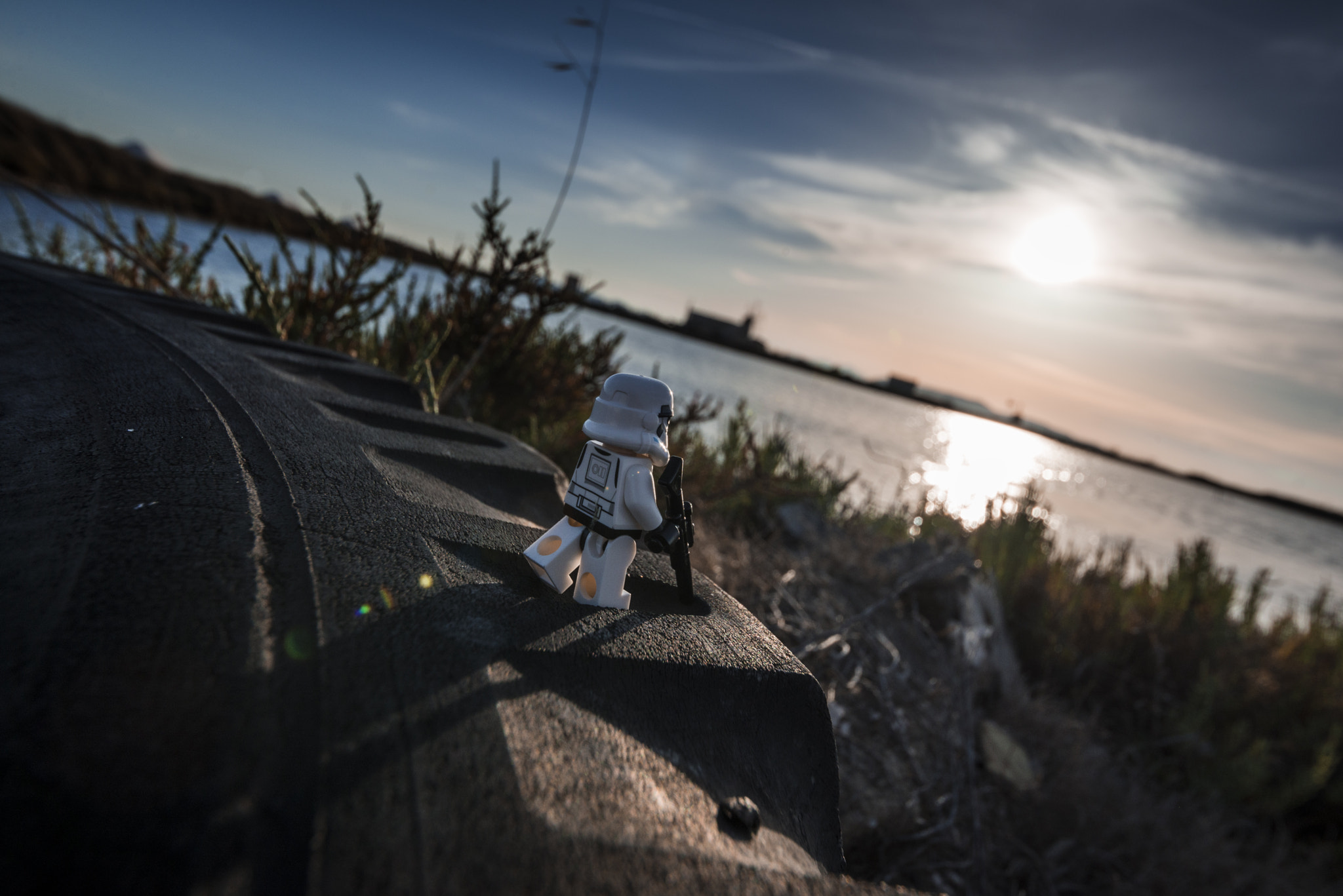 Sigma 12-24mm F4.5-5.6 II DG HSM sample photo. Stormtrooper @ sunset on the sea photography