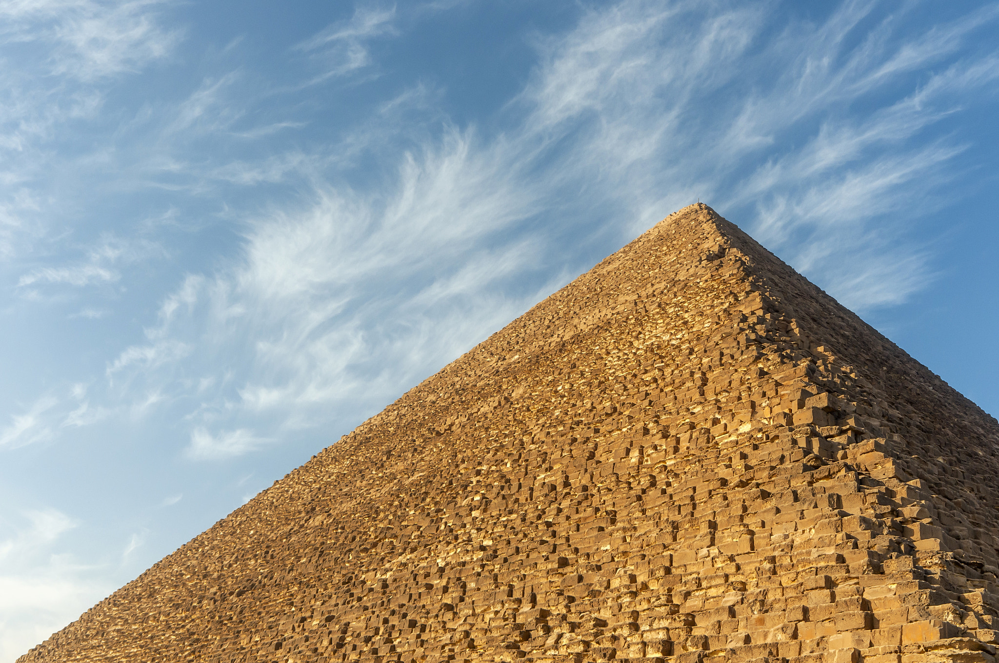 Nikon D300 sample photo. Pyramid of khufu (cheops), giza, egypt photography