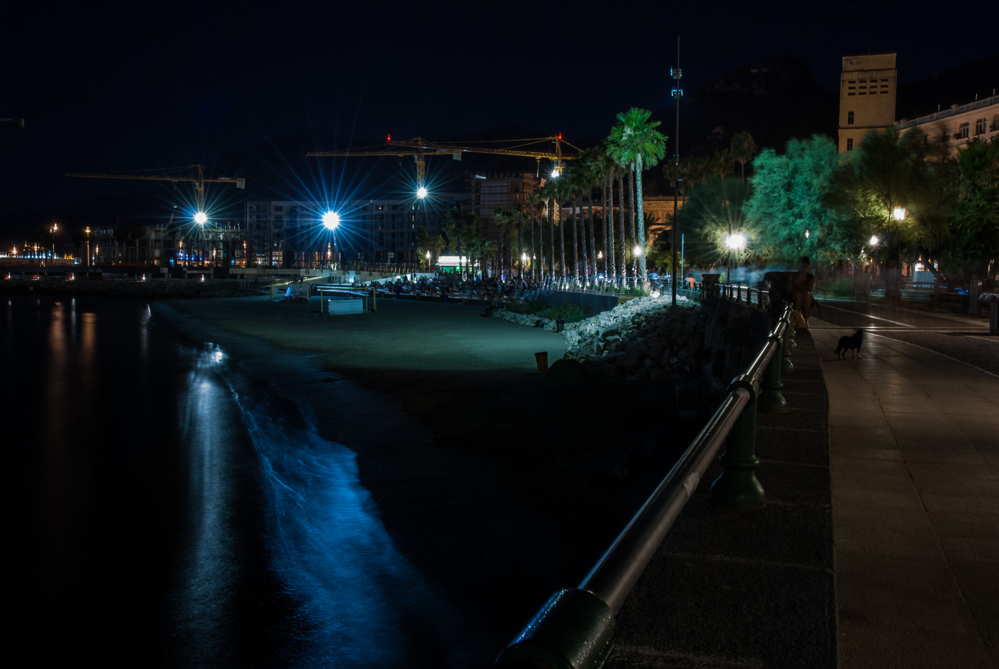 Nikon D80 sample photo. Salerno by night photography