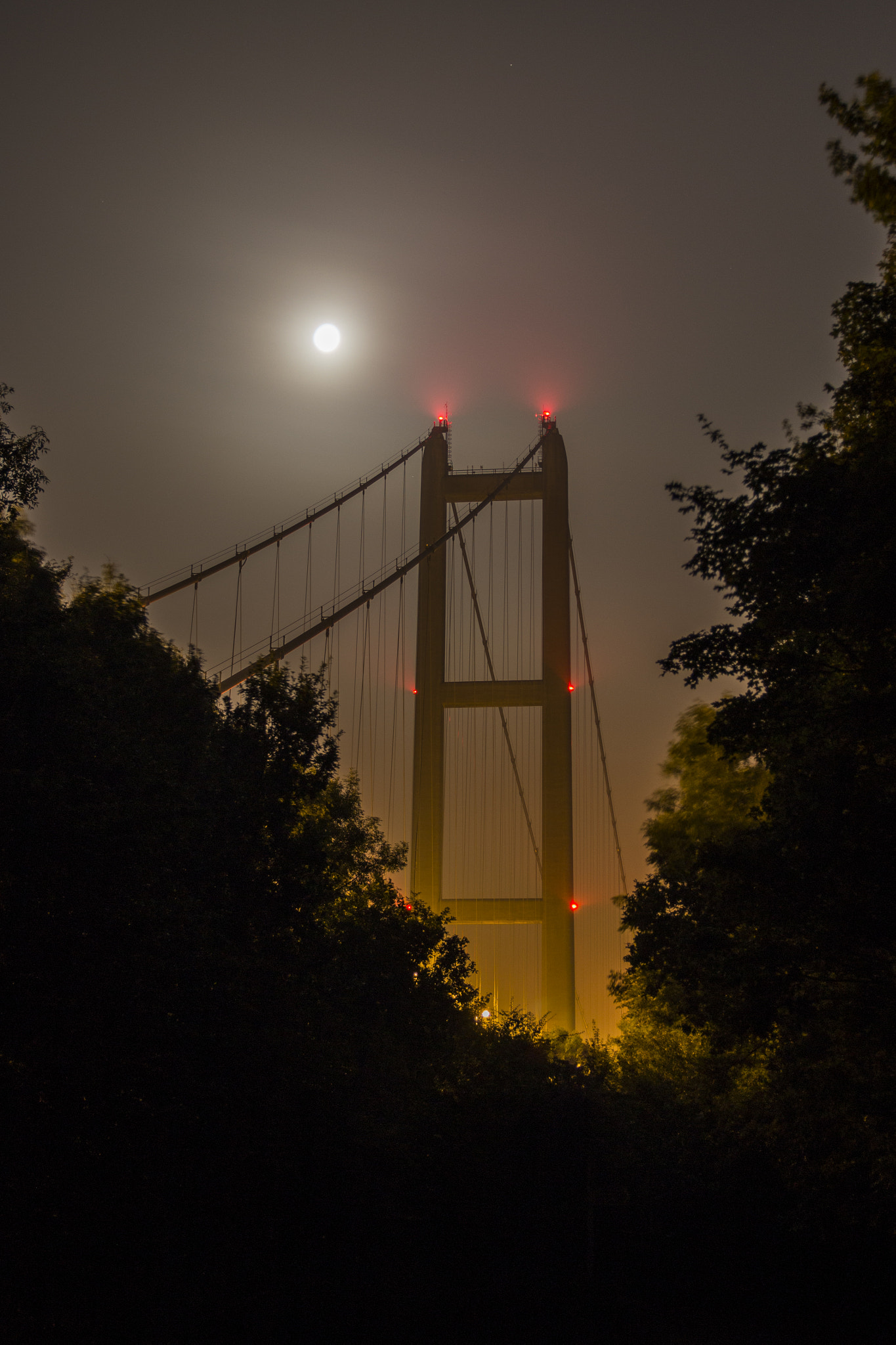 Canon EF-S 17-55mm F2.8 IS USM sample photo. Humber bridge in the mist  photography