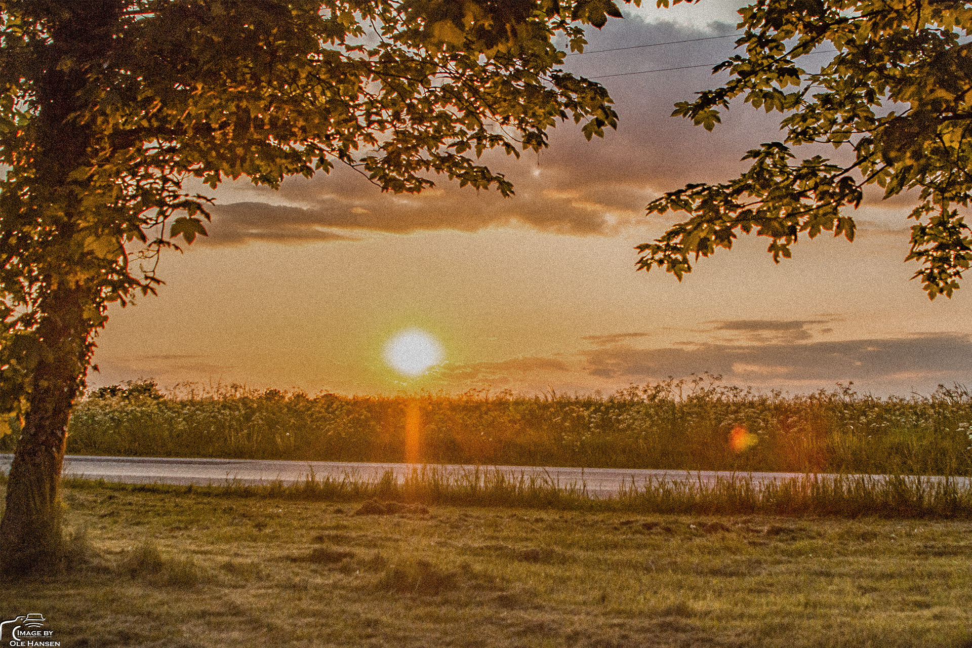 Canon EF 28-105mm f/3.5-4.5 USM sample photo. Solnedgang orion photography