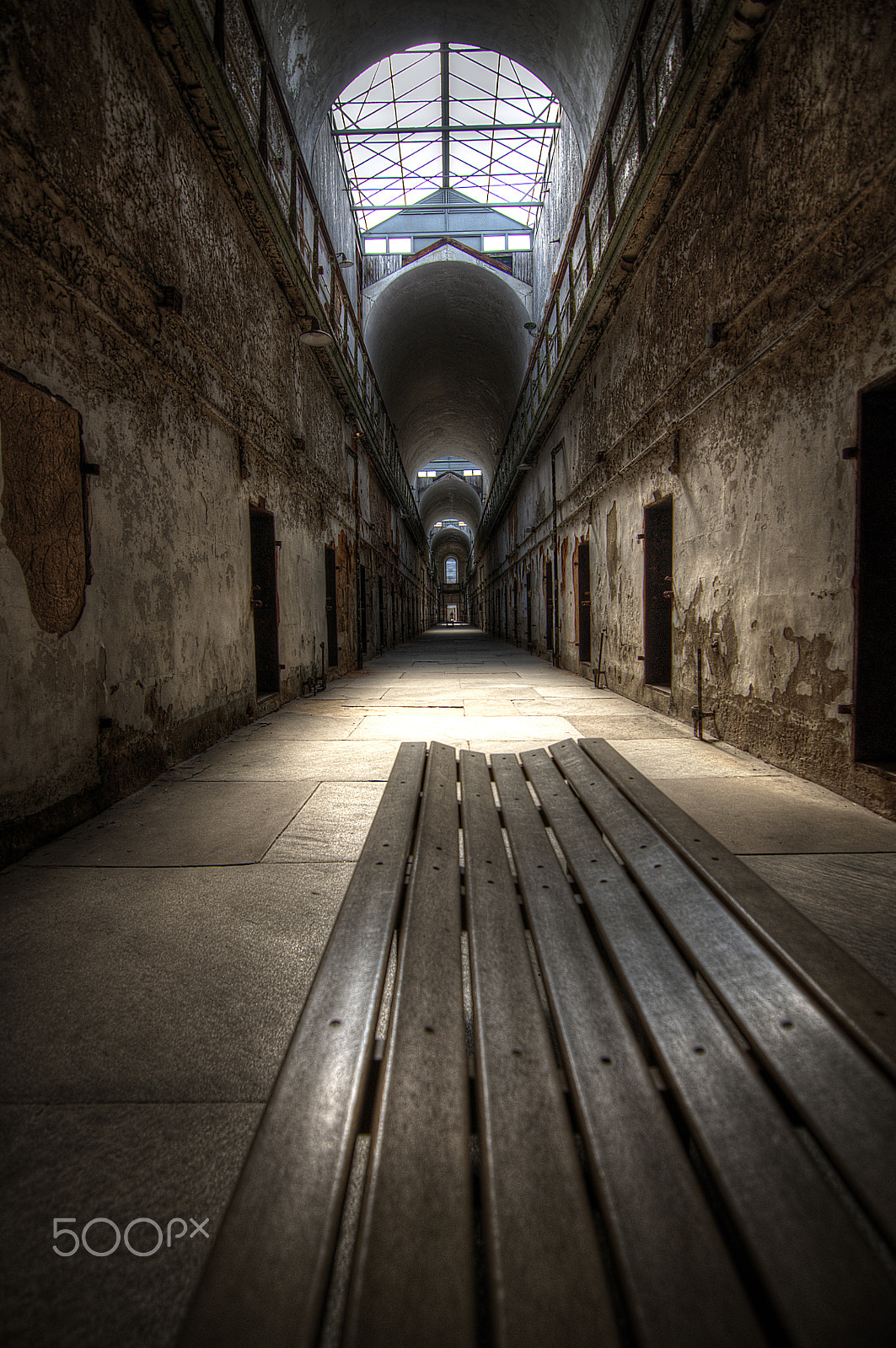 Nikon D5000 sample photo. Old prison photography