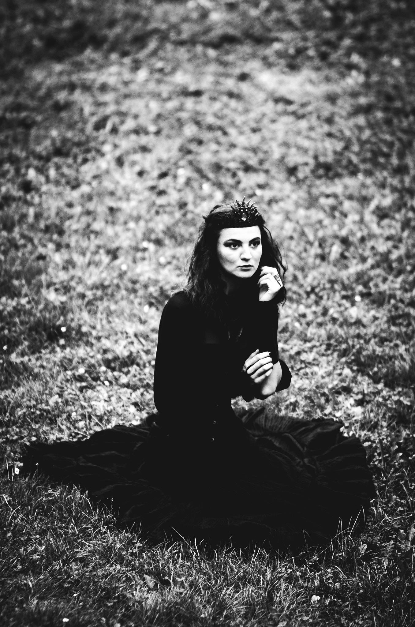 Nikon D7000 + Sigma 85mm F1.4 EX DG HSM sample photo. Dark beauty sylwia photography