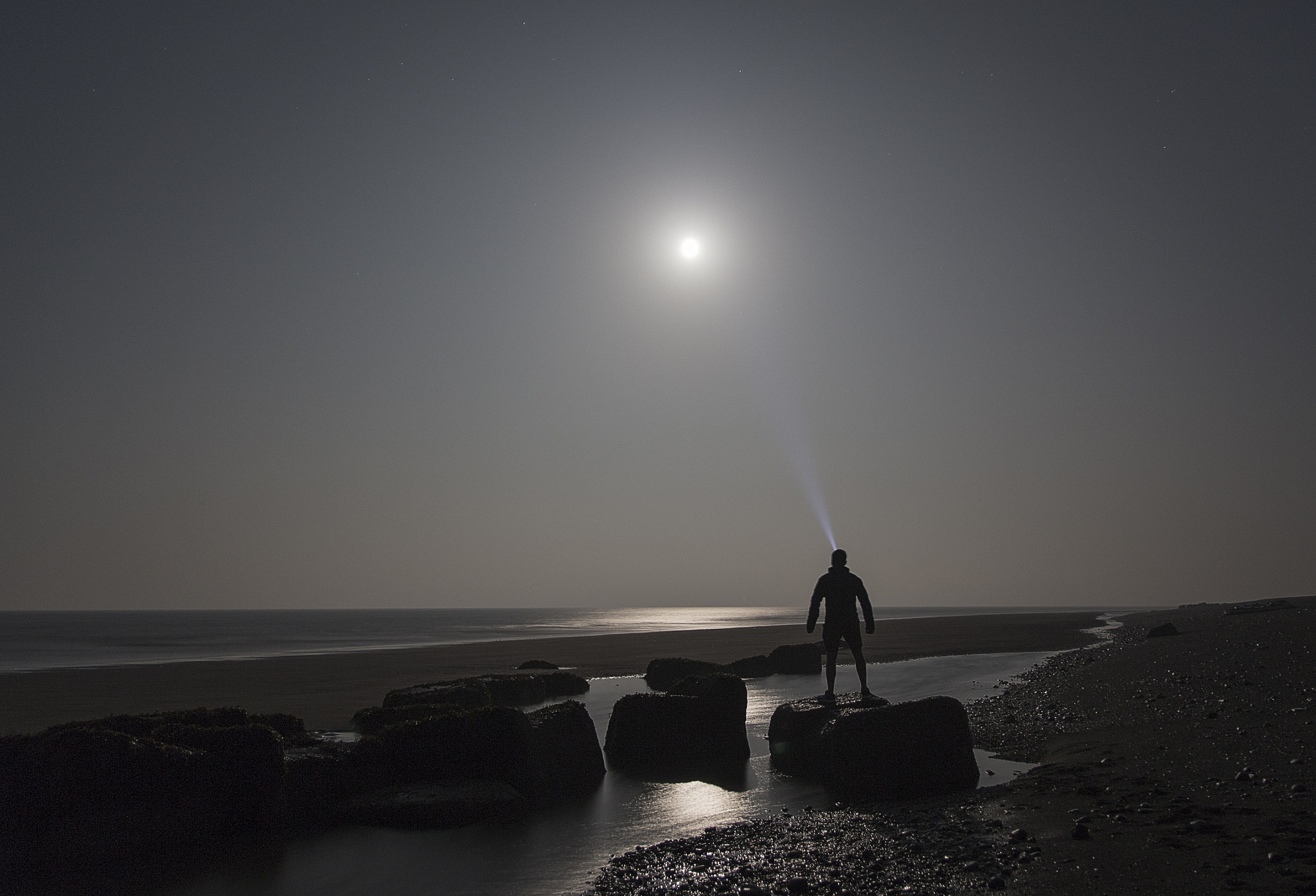 Canon EF-S 17-55mm F2.8 IS USM sample photo. Moon view photography