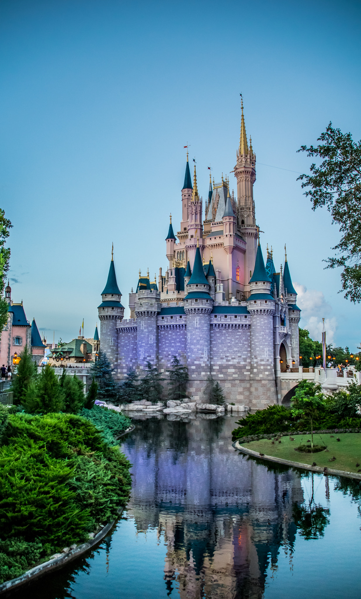 Sigma 28-300mm F3.5-6.3 DG Macro sample photo. Cinderella castle photography
