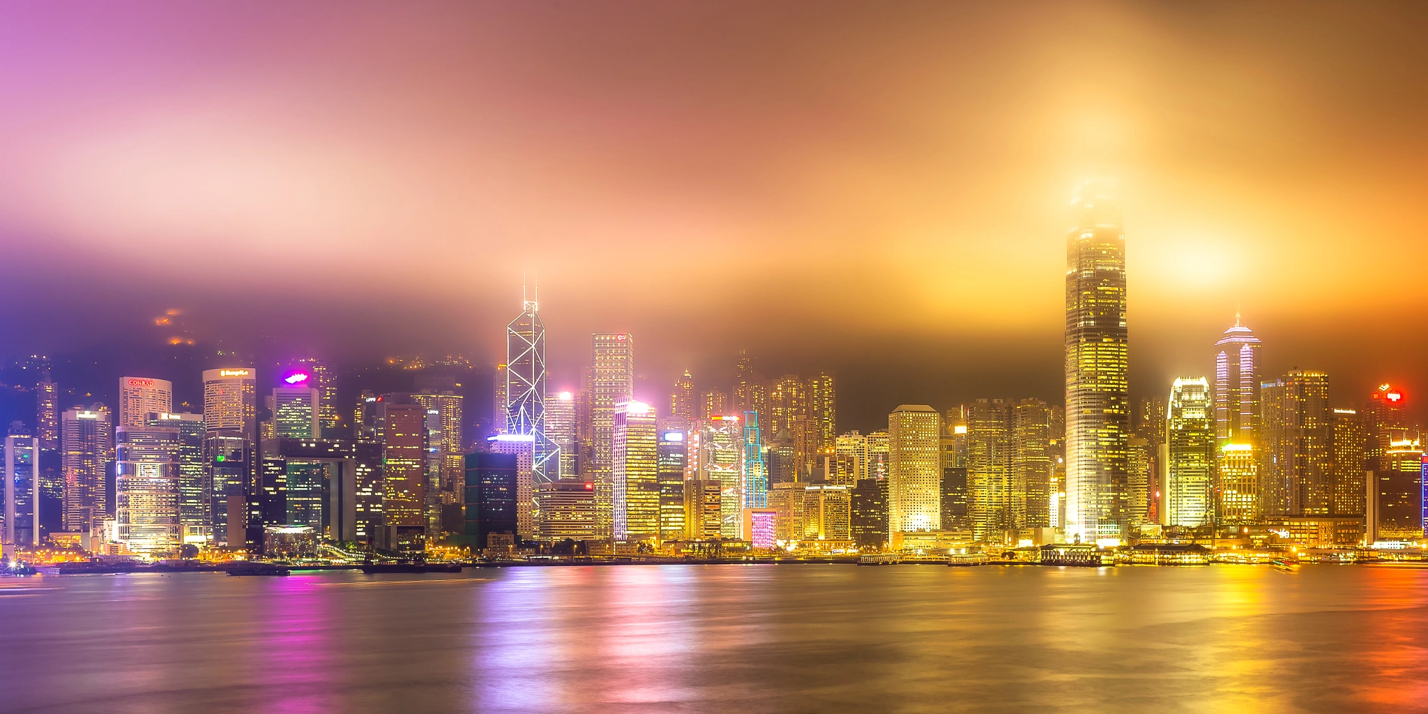 Canon EF 40mm F2.8 STM sample photo. Victoria harbour, hong kong photography