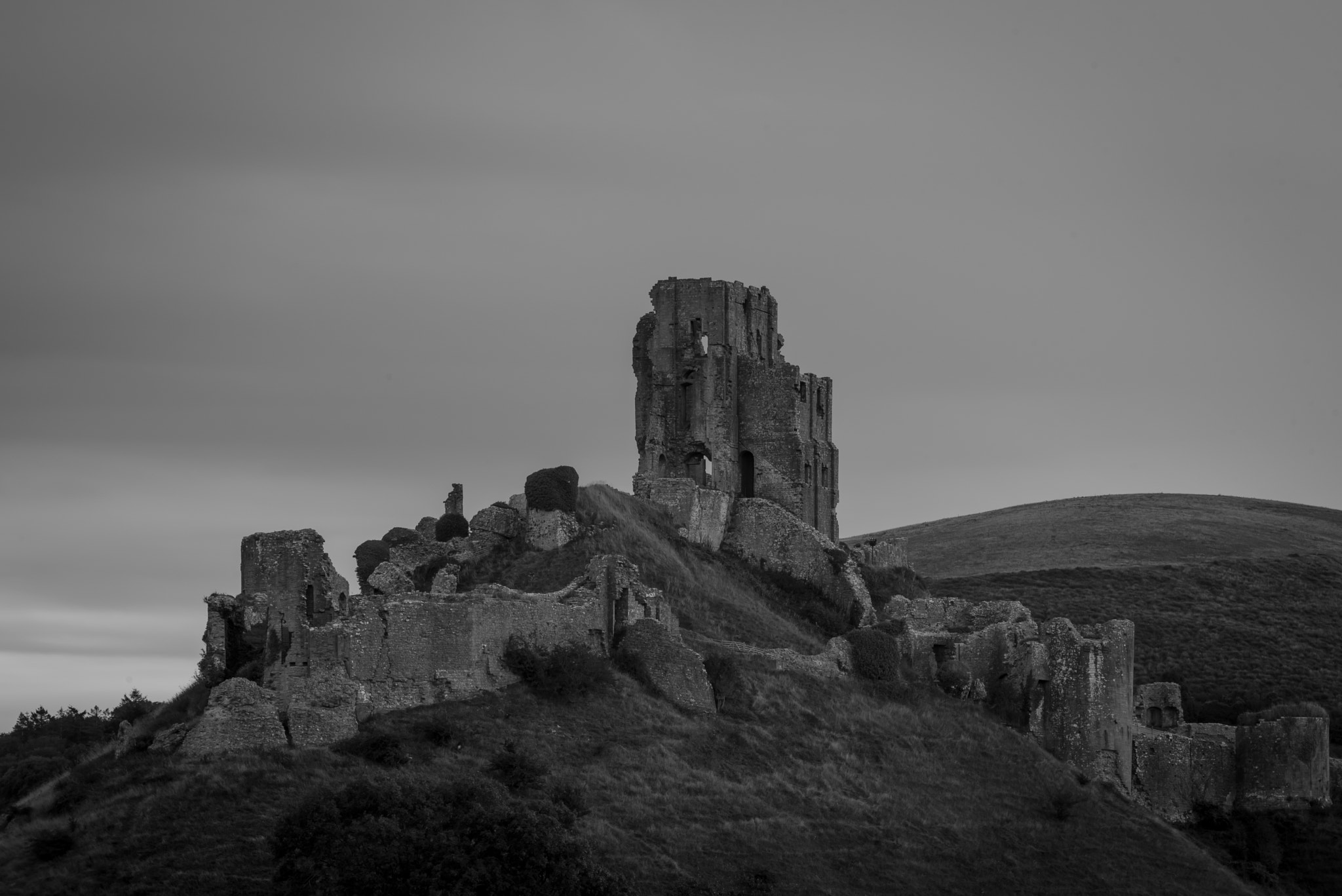 AF Zoom-Nikkor 28-85mm f/3.5-4.5 sample photo. Corfe castle photography