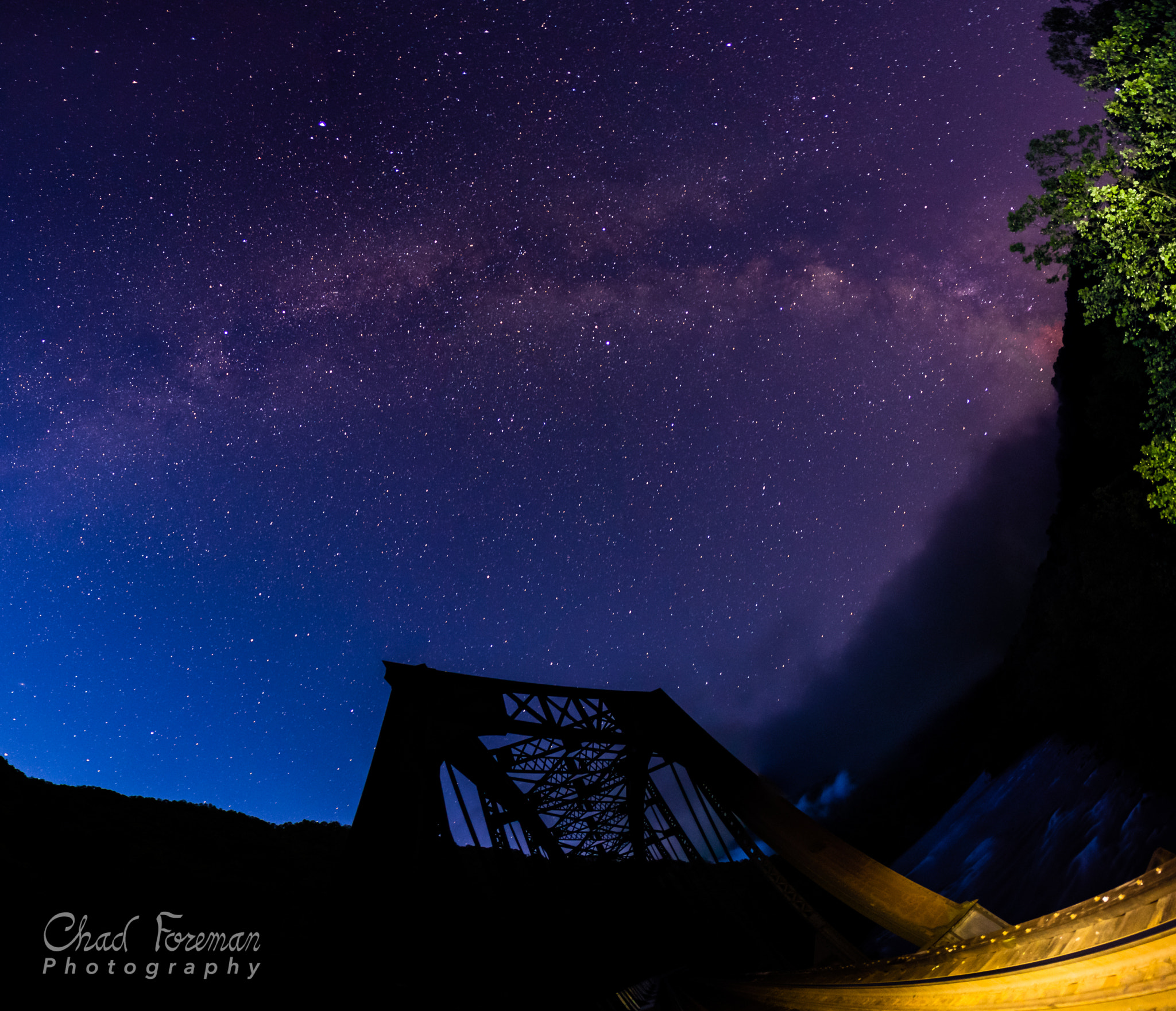 Canon EOS 6D + Canon EF 15mm F2.8 Fisheye sample photo. Milky way above the new river gorge photography