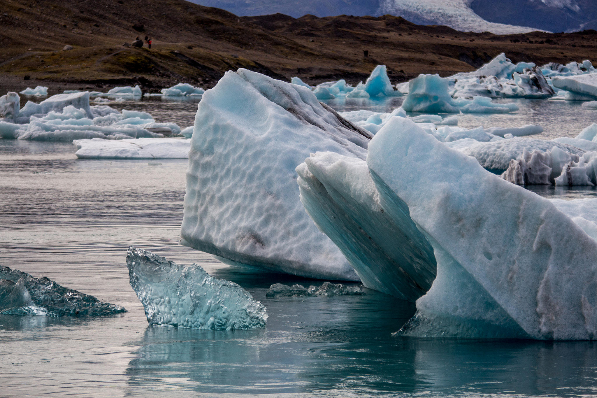 Sigma 70-200mm F2.8 EX DG OS HSM sample photo. Ice in the glacial lagoon photography