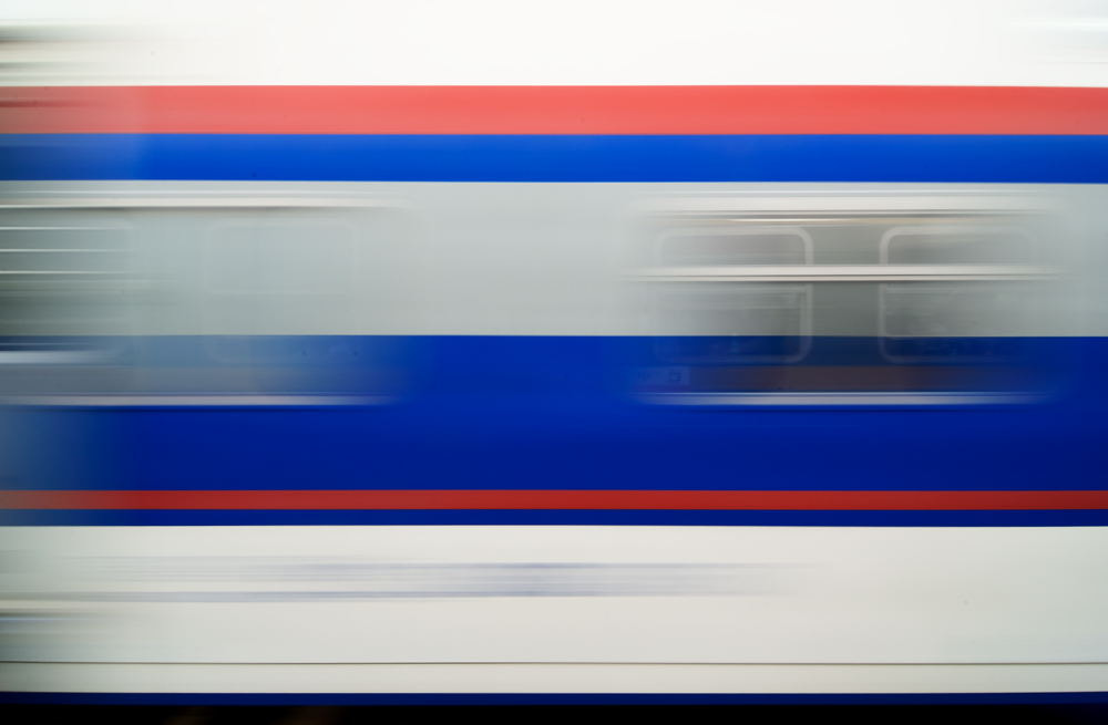 Nikon D600 sample photo. Moving train photography