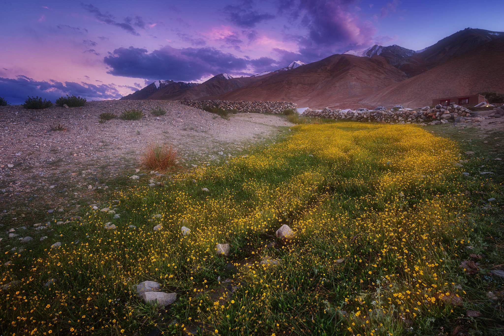 Nikon D800E + Nikon AF-S Nikkor 20mm F1.8G ED sample photo. Sunset at pangong lake photography