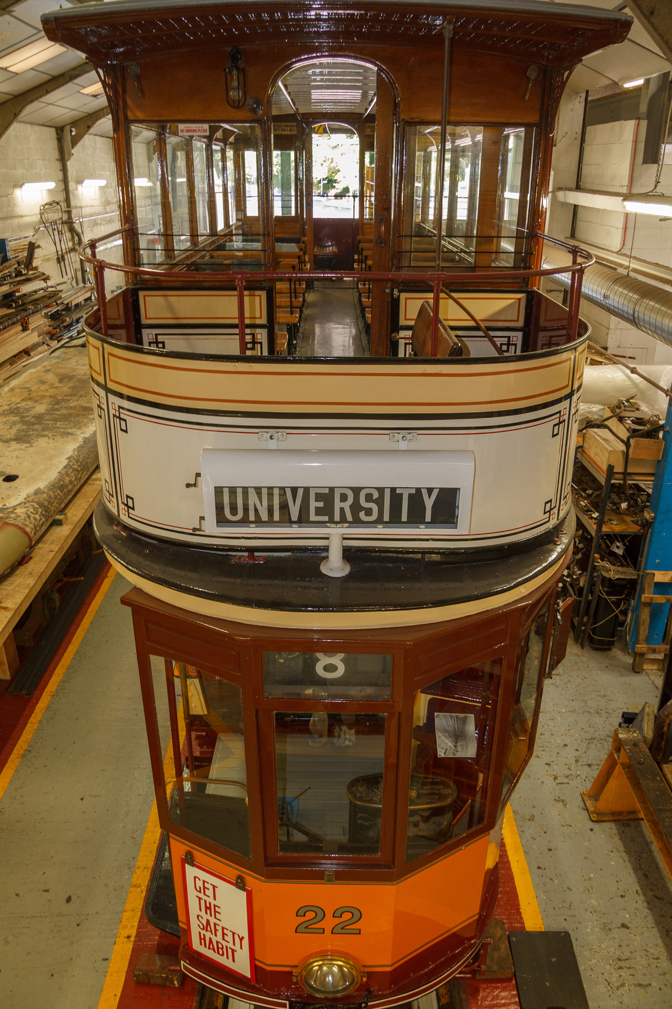 Canon EF-S 17-85mm F4-5.6 IS USM sample photo. 1922 glasgow corporation tram in the workshop photography