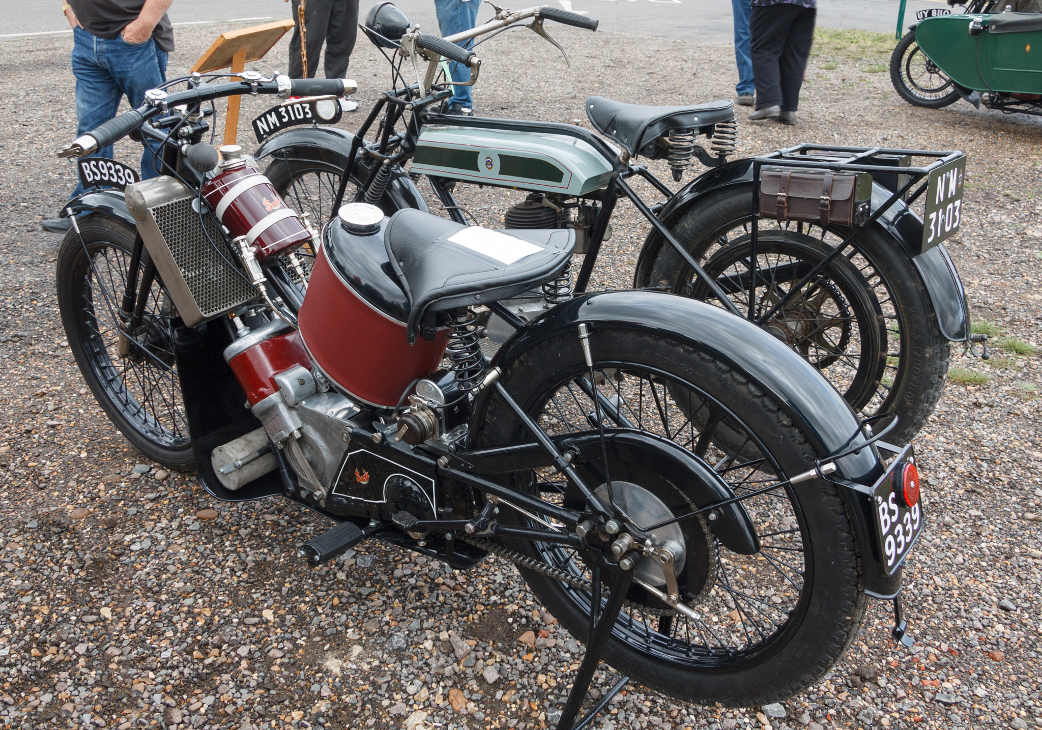 Canon EF-S 17-85mm F4-5.6 IS USM sample photo. Scott 500cc squirrel and triumph type sd photography