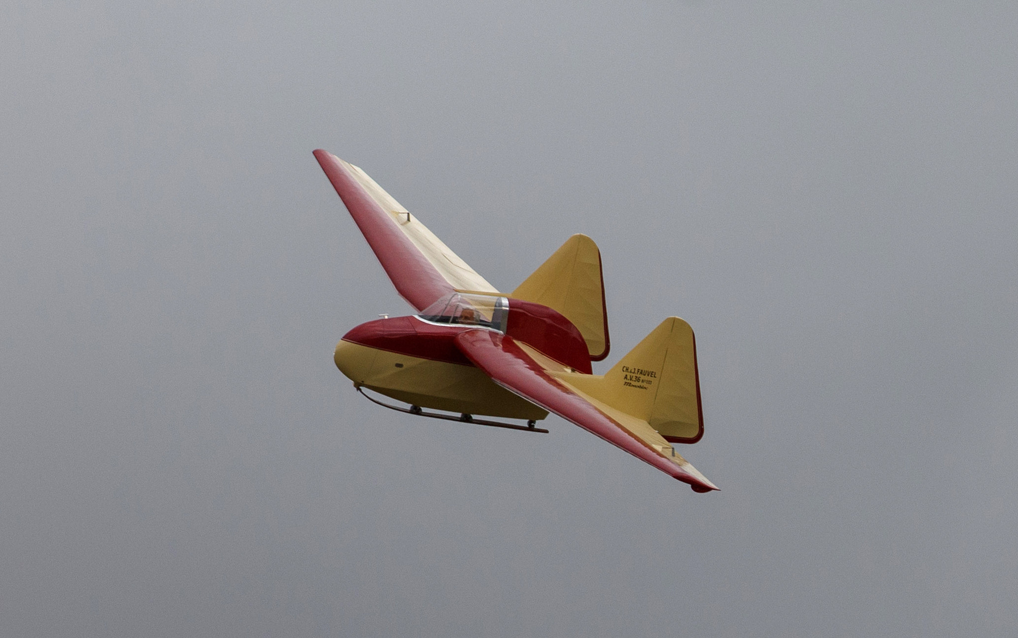 Canon EF 70-300mm F4-5.6 IS USM sample photo. Fauvel glider photography