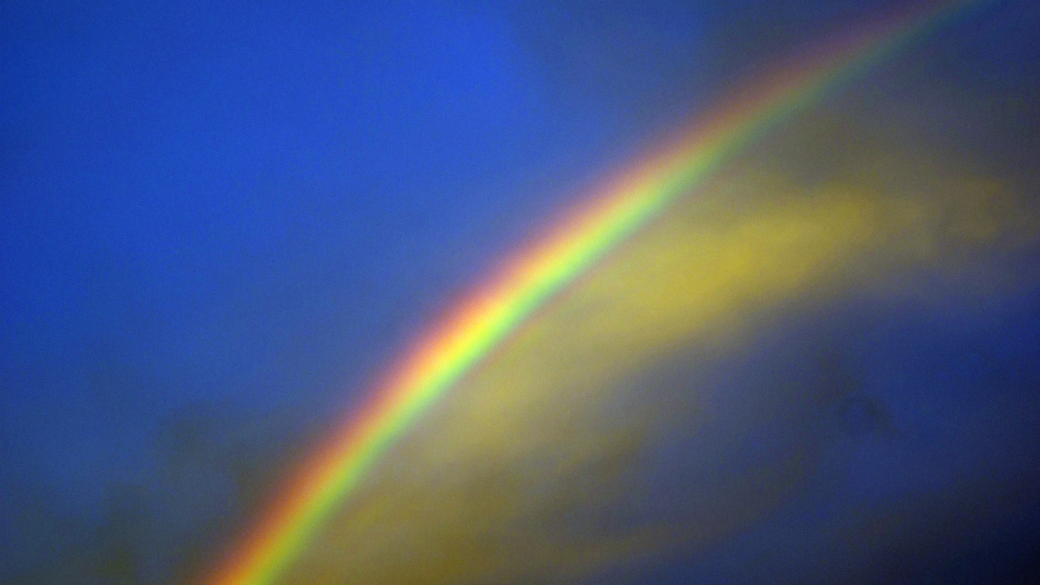 Sony SLT-A77 + Minolta AF 50mm F1.7 sample photo. Night sky rainbow a photography