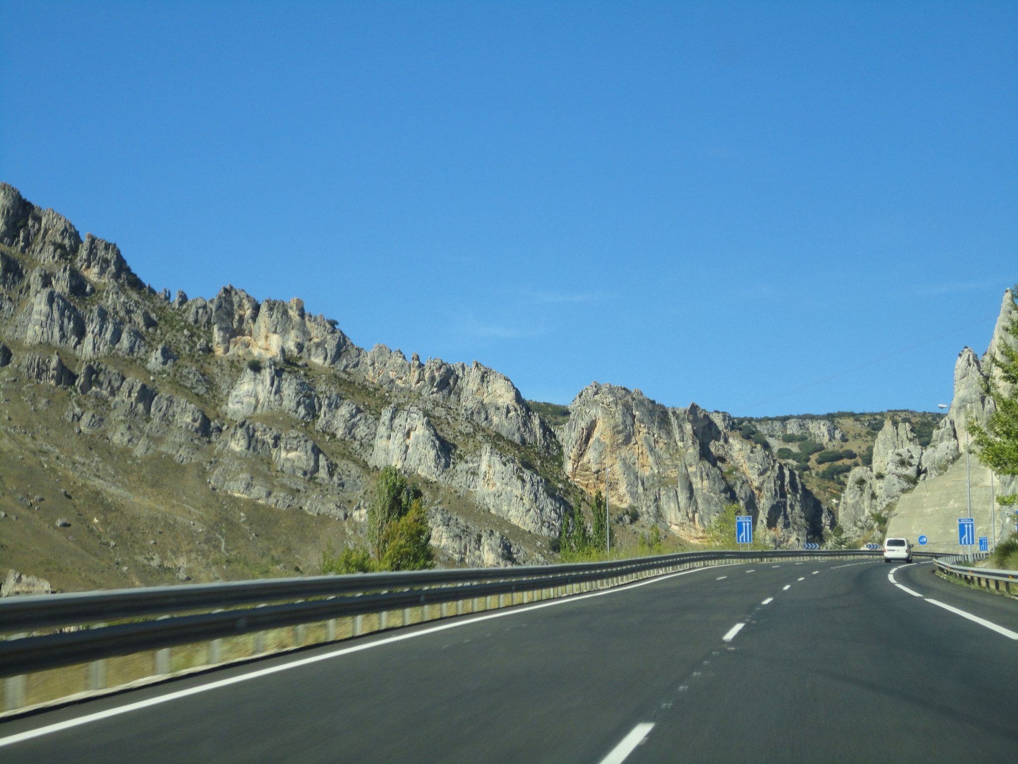 Sony DSC-W380 sample photo. Spain - on the highway  photography