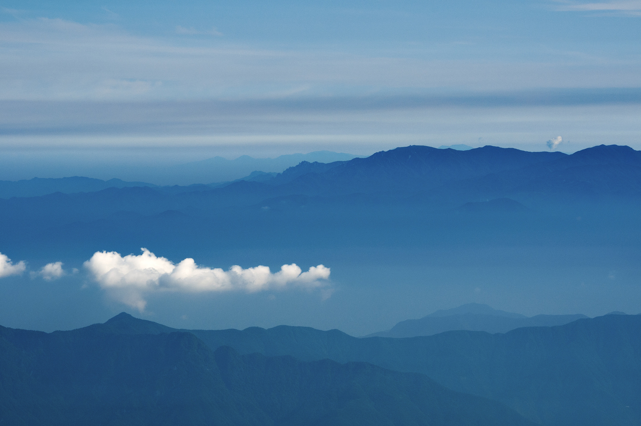 Nikon D300 sample photo. White cloud formation photography