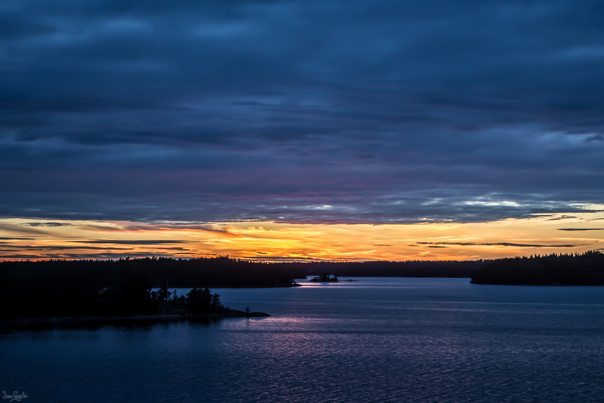 Canon EF 28-80mm f/3.5-5.6 USM sample photo. Sunset on board photography