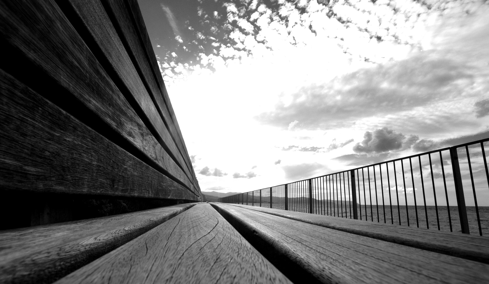 Nikon D3100 + Sigma 10-20mm F3.5 EX DC HSM sample photo. The infinite bench photography