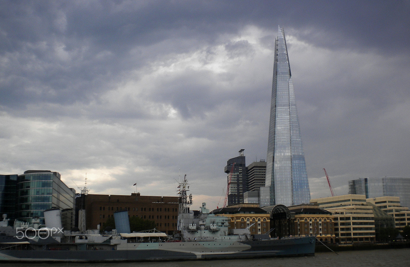 Nikon Coolpix S230 sample photo. Clouds over london photography