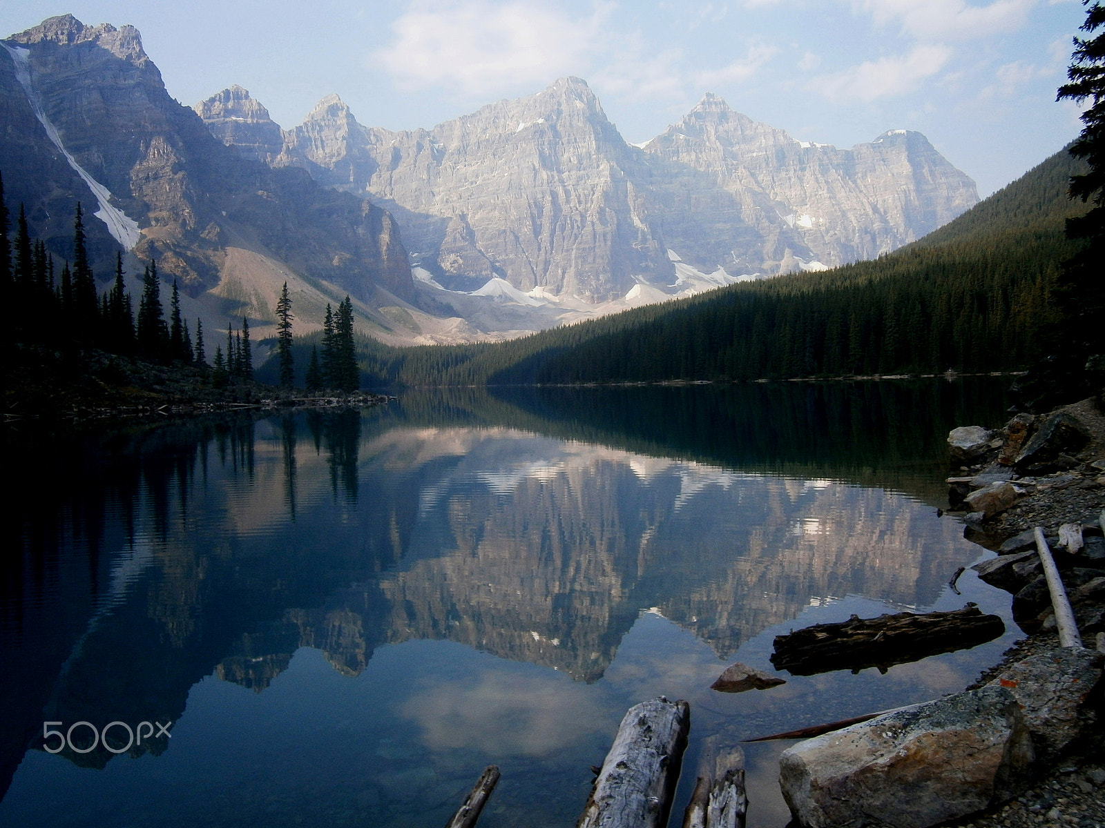 Olympus VG120,D705 sample photo. Lake moraine 2 photography