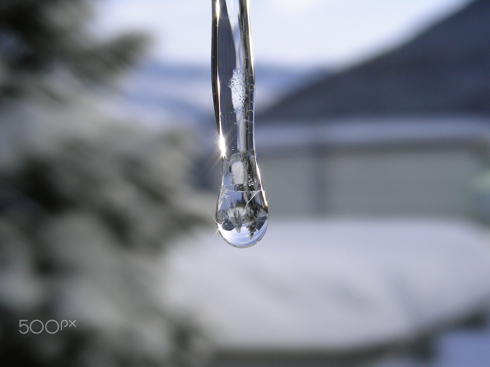 Nikon COOLPIX S4 sample photo. Ice drip lens photography