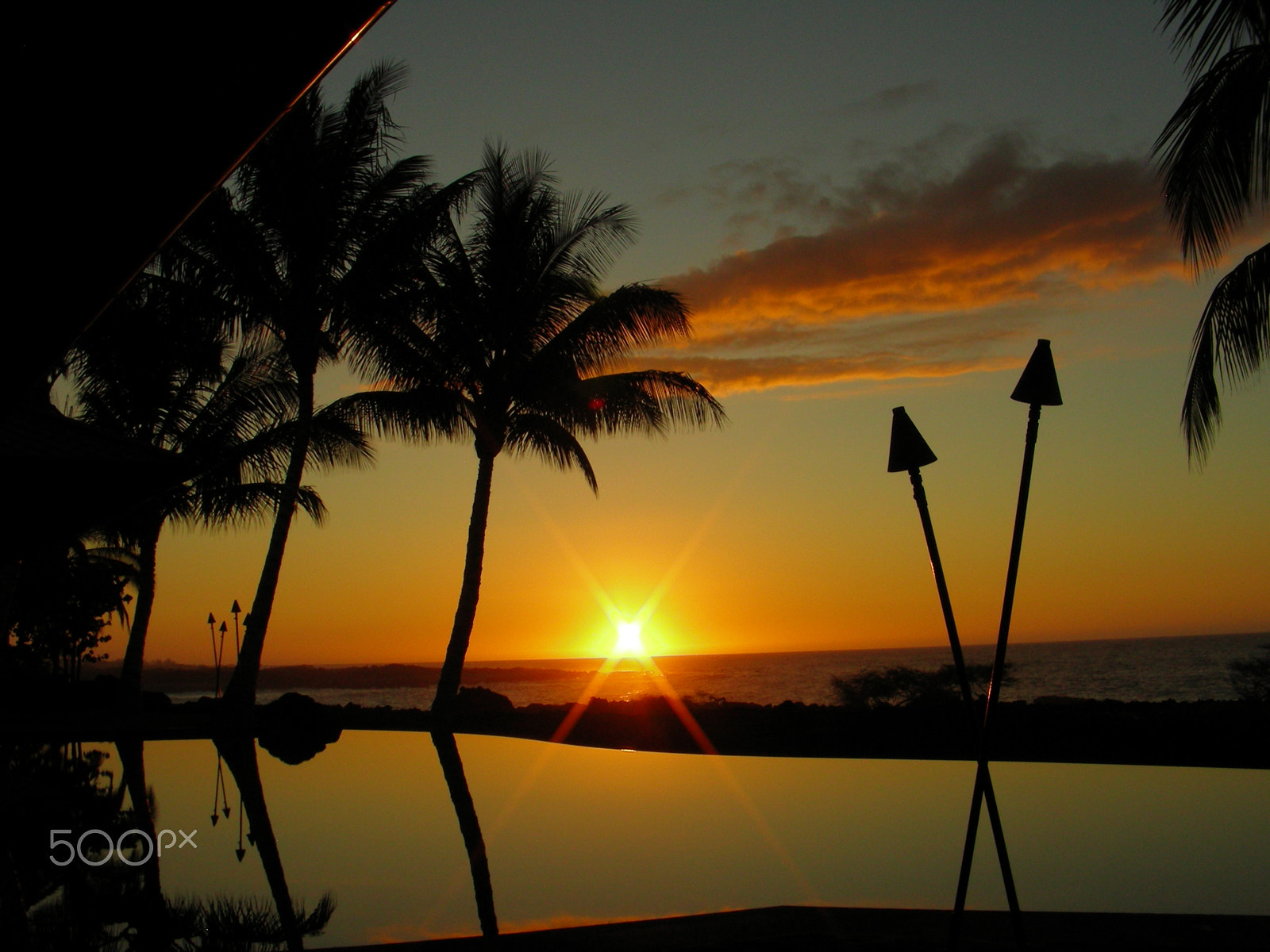 Nikon COOLPIX S4 sample photo. Hawaiian sunset photography