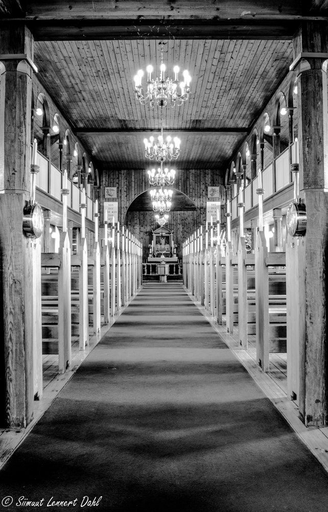 Nikon AF-S Nikkor 18-35mm F3.5-4.5G ED sample photo. Sisimiut church photography