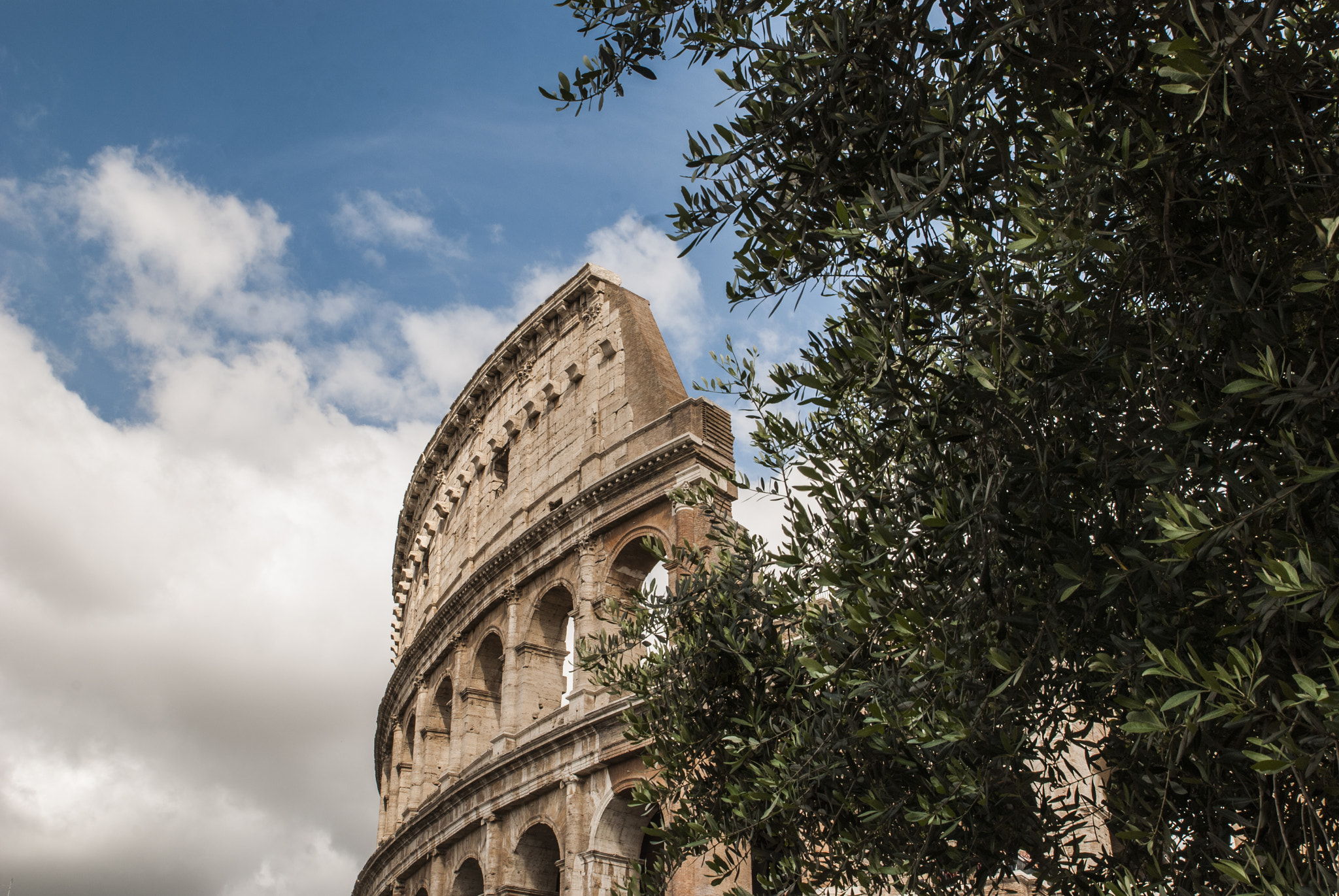 Nikon D80 + Tamron SP AF 17-50mm F2.8 XR Di II VC LD Aspherical (IF) sample photo. A side view of colosseo photography