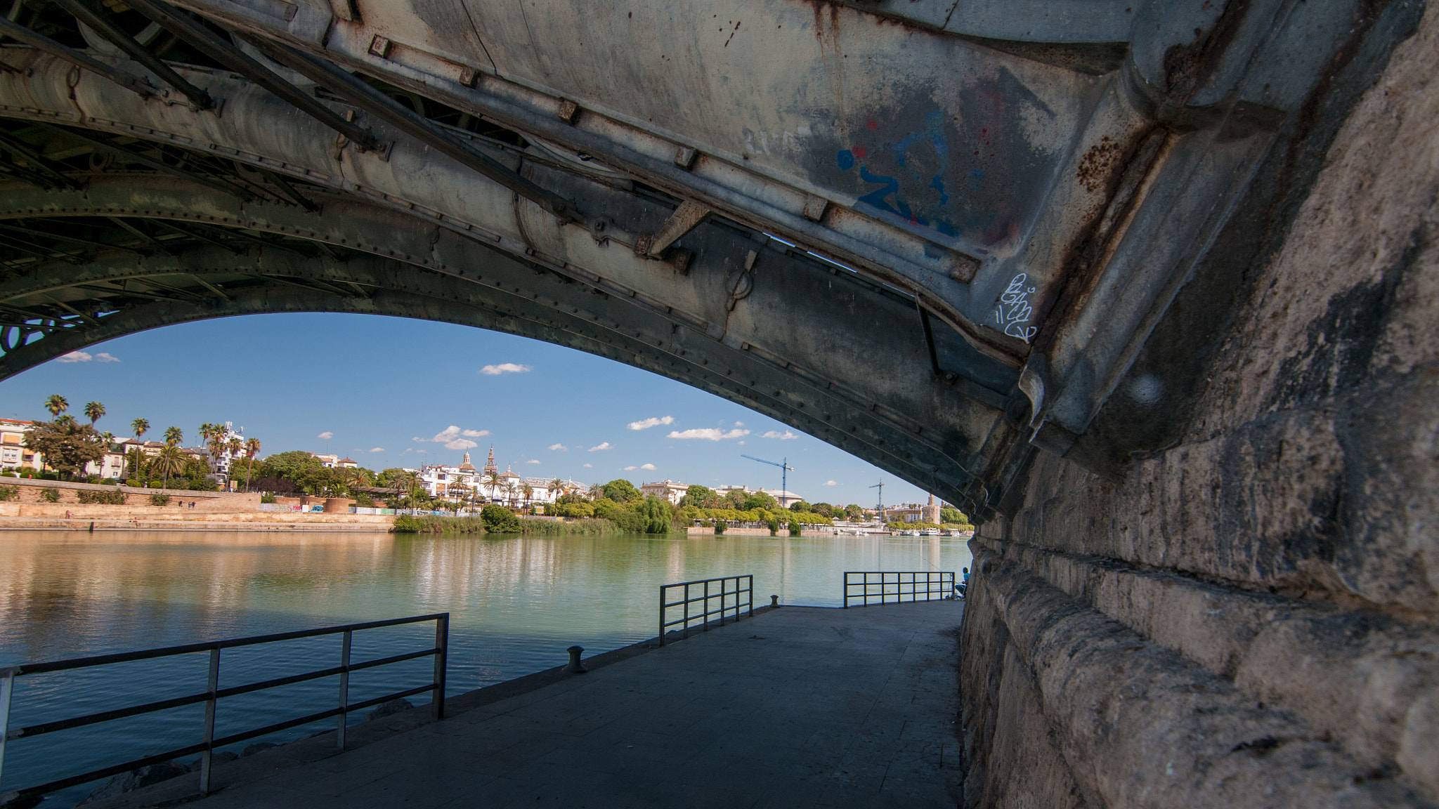 Nikon D300S sample photo. Bajo el puente de triana photography