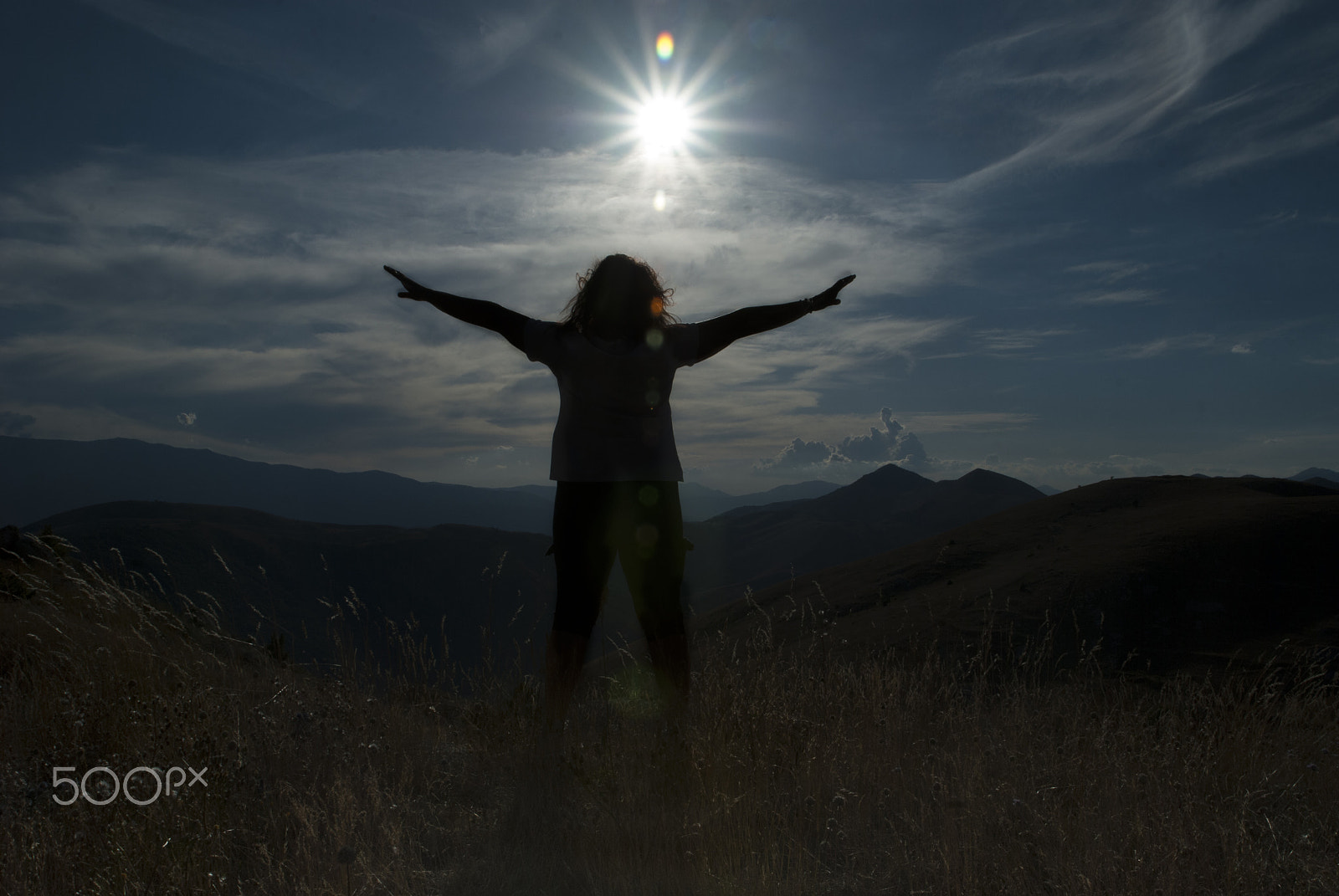 Nikon D80 sample photo. Woman in backlight: liberty! photography