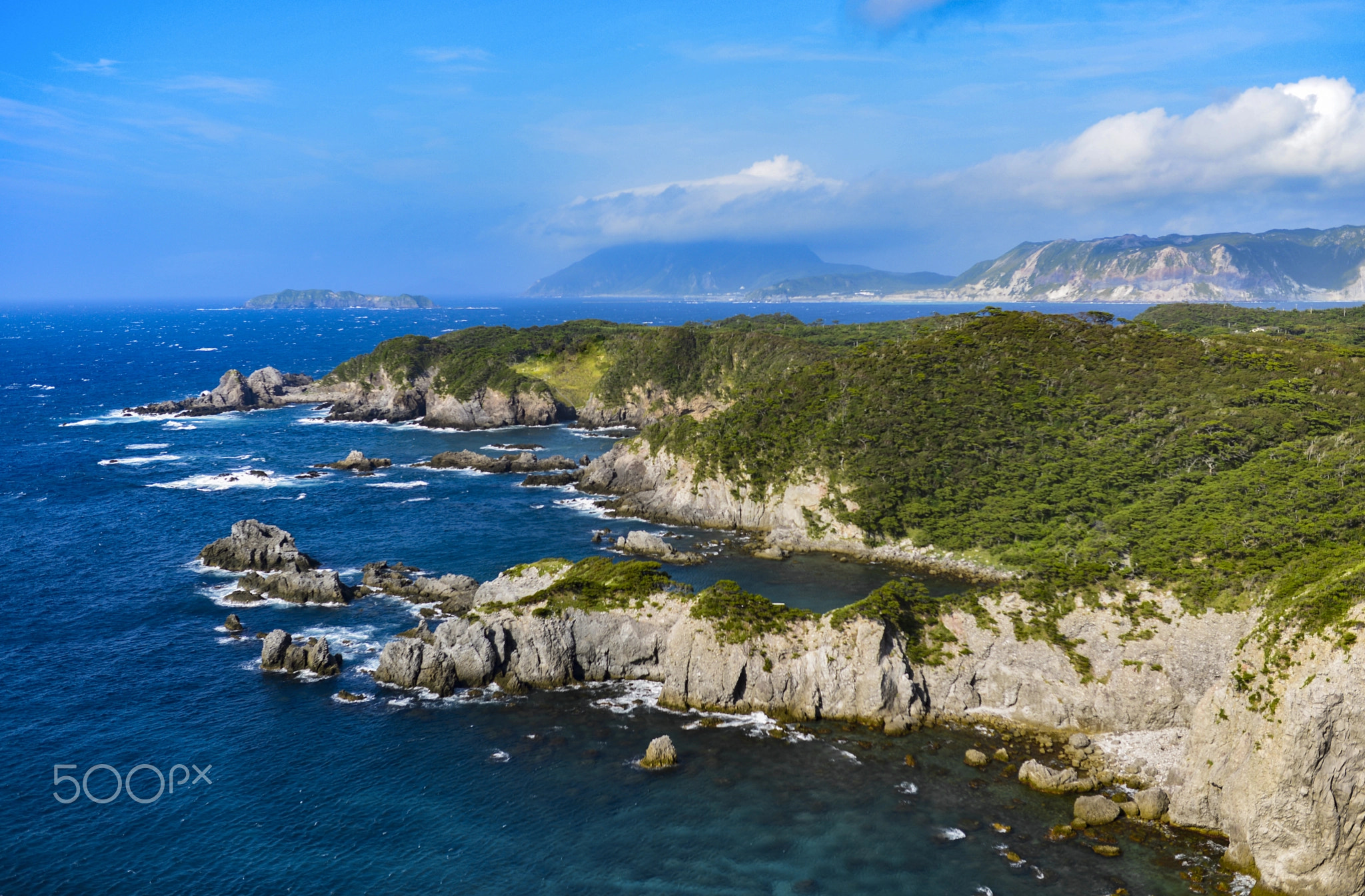 Cliffs of Shikine-jima