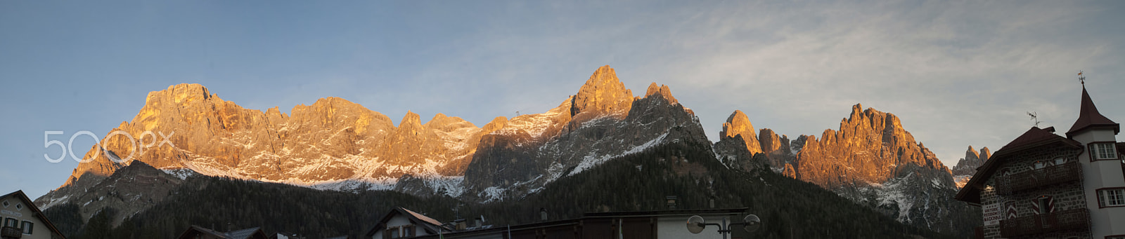 Nikon D80 sample photo. Panoramic view of s. martino (sunset) photography