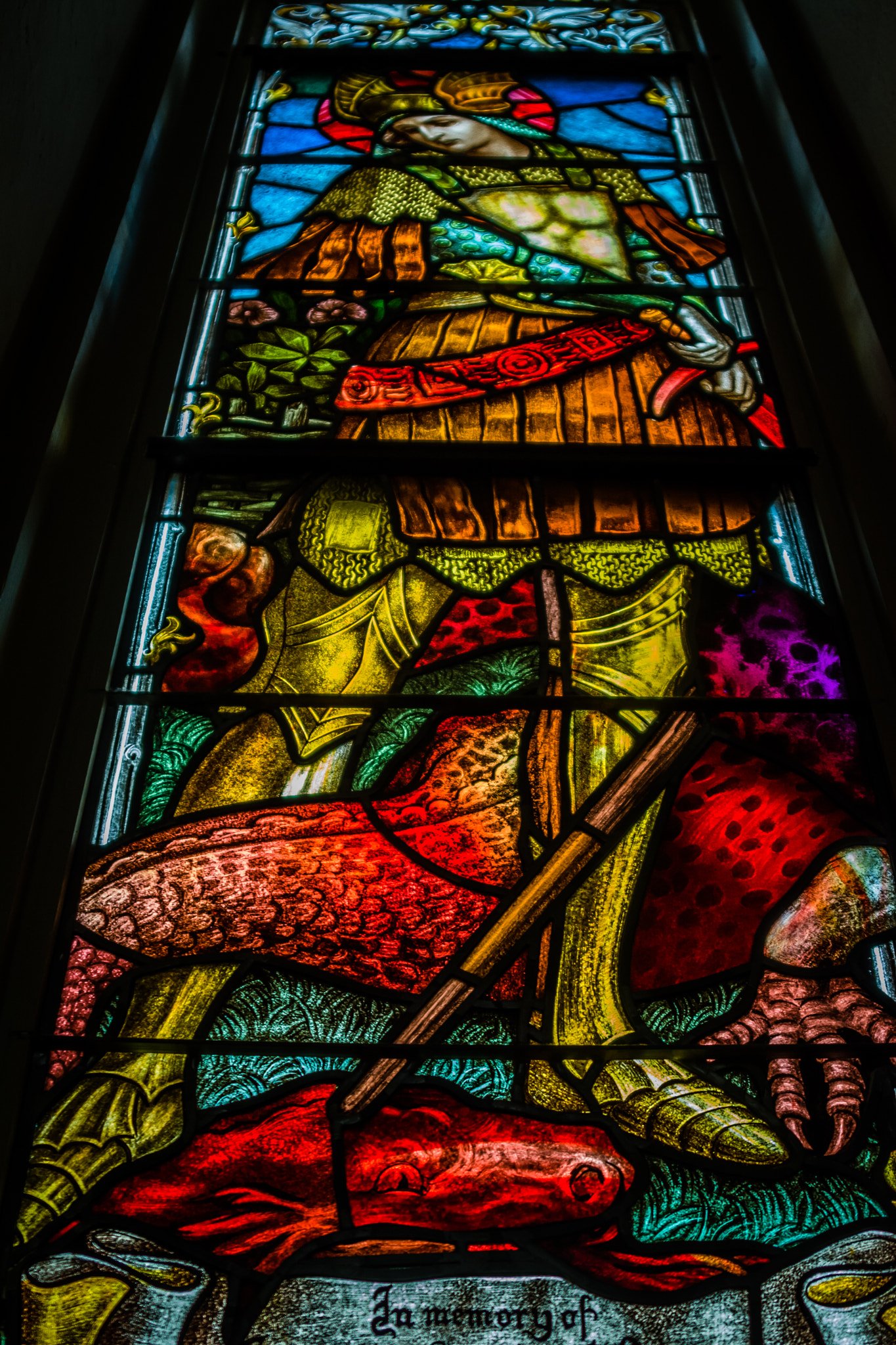 Nikon D7100 + Sigma 28-200mm F3.5-5.6 Compact Aspherical Hyperzoom Macro sample photo. Stain glass window photography
