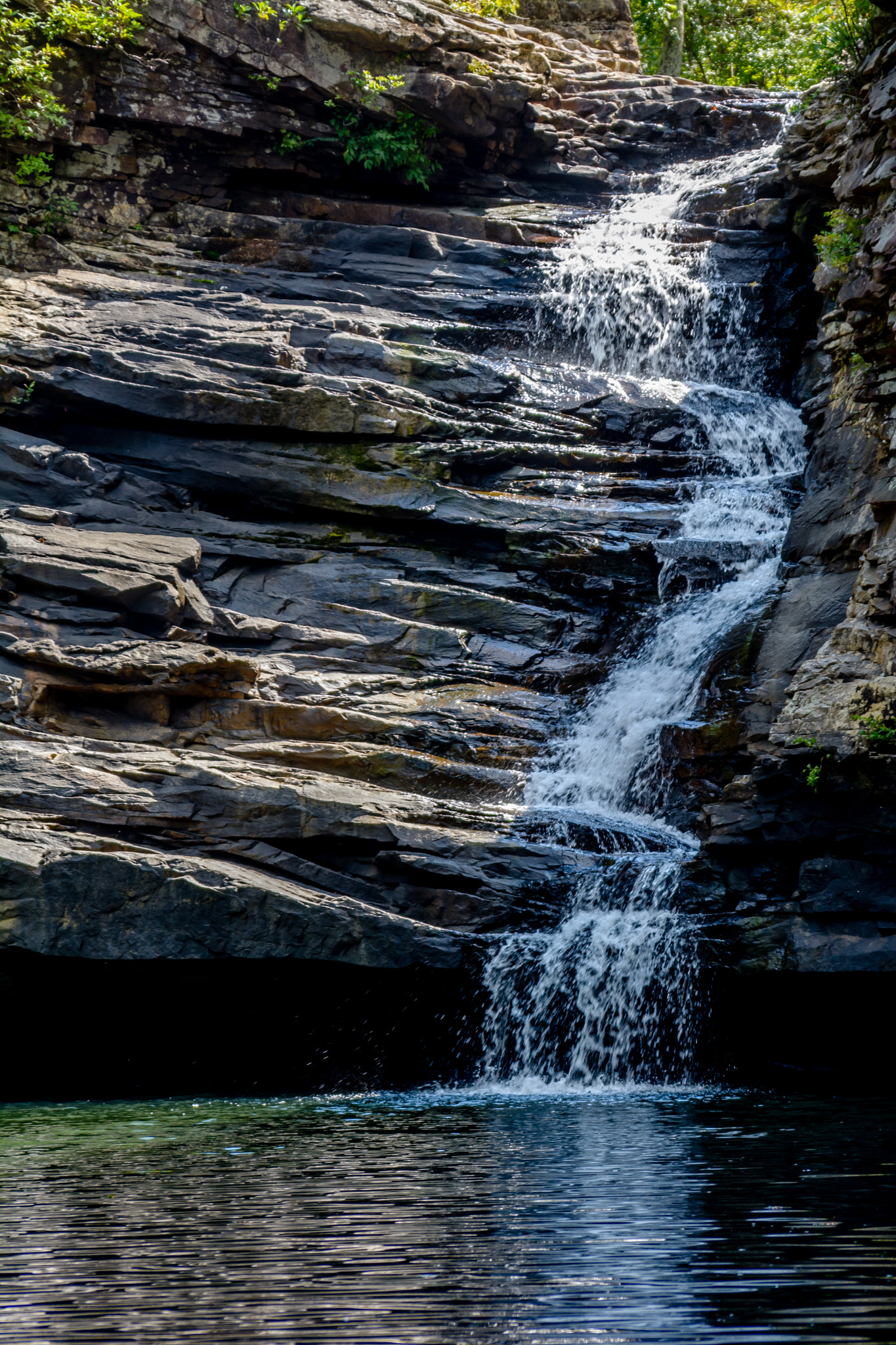 Nikon D7100 + Sigma 28-200mm F3.5-5.6 Compact Aspherical Hyperzoom Macro sample photo. Lulu lake waterfall photography