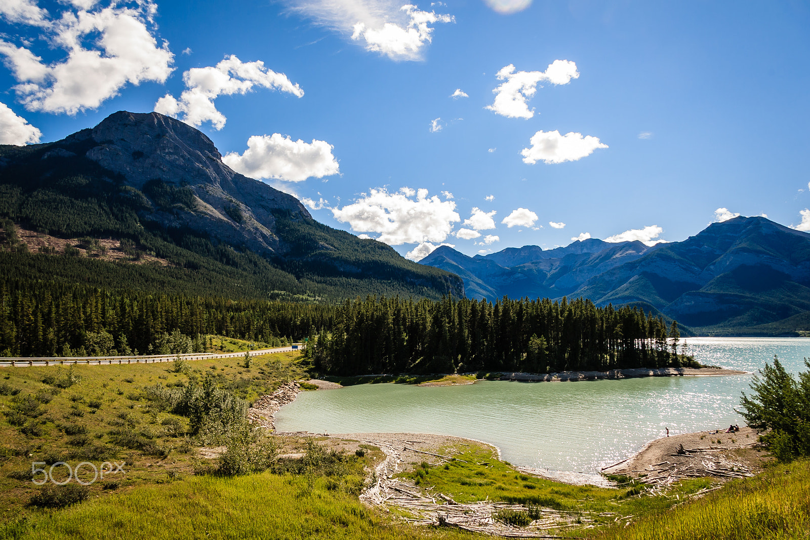 Canon EF-S 17-85mm F4-5.6 IS USM sample photo. Barrier lake photography
