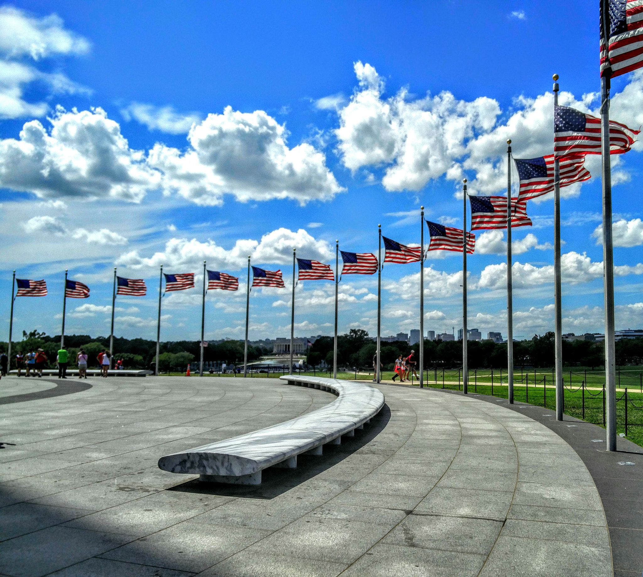 OnePlus ONE A2005 sample photo. Flags of freedom photography
