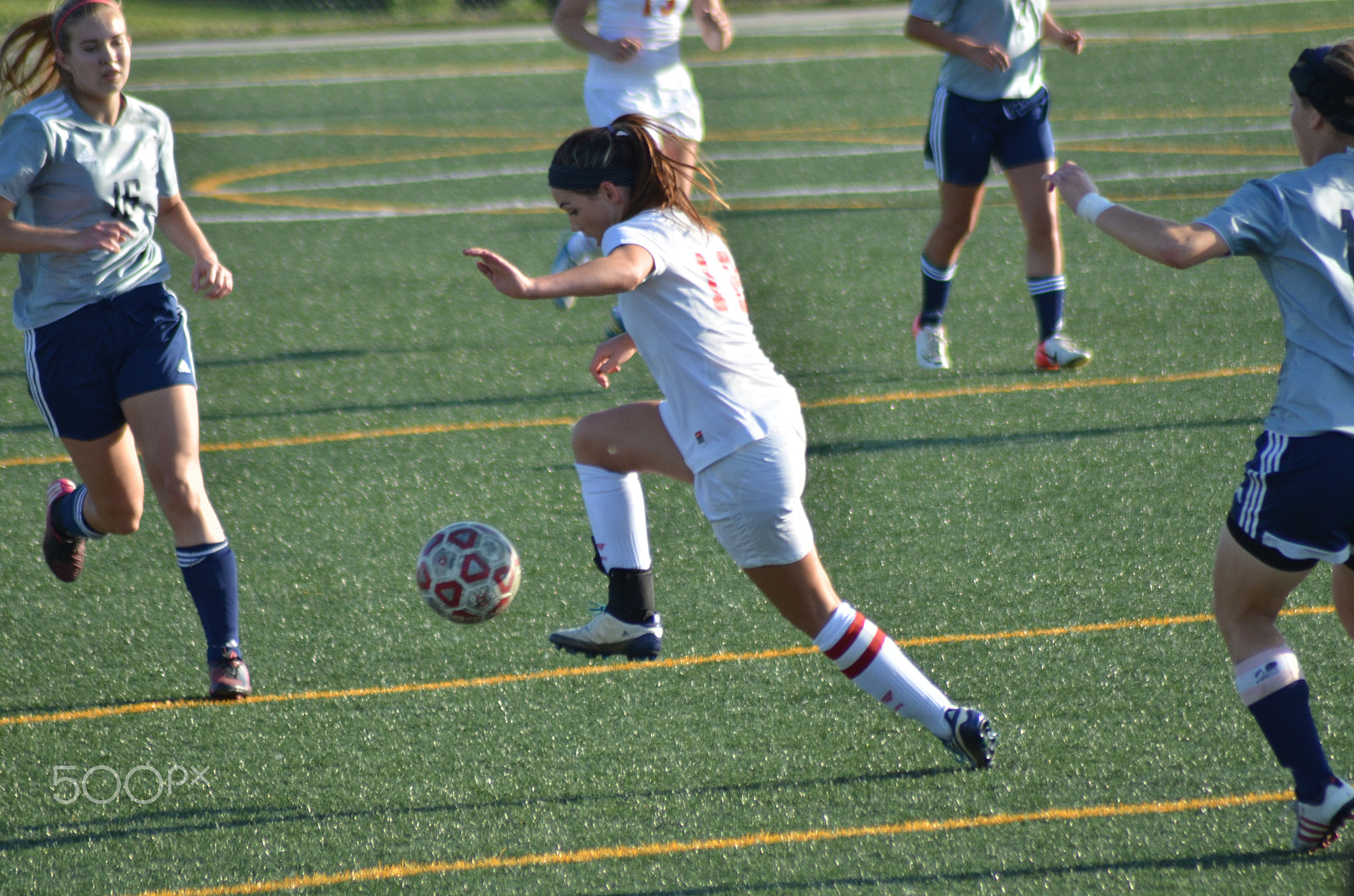 Nikon AF Nikkor 70-300mm F4-5.6G sample photo. Soccer girl photography
