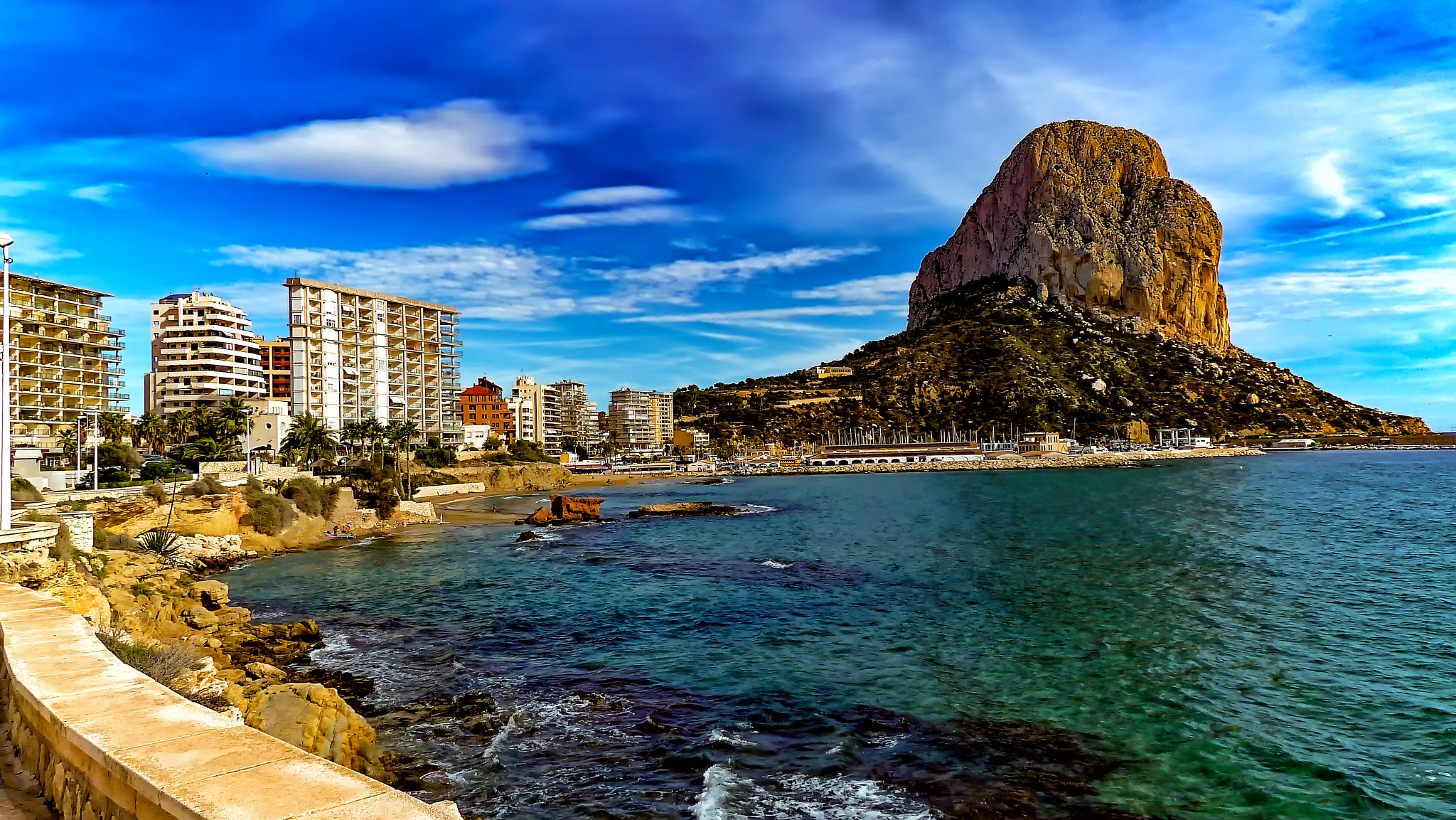 Leica V-Lux 20 sample photo. Calpe rock photography