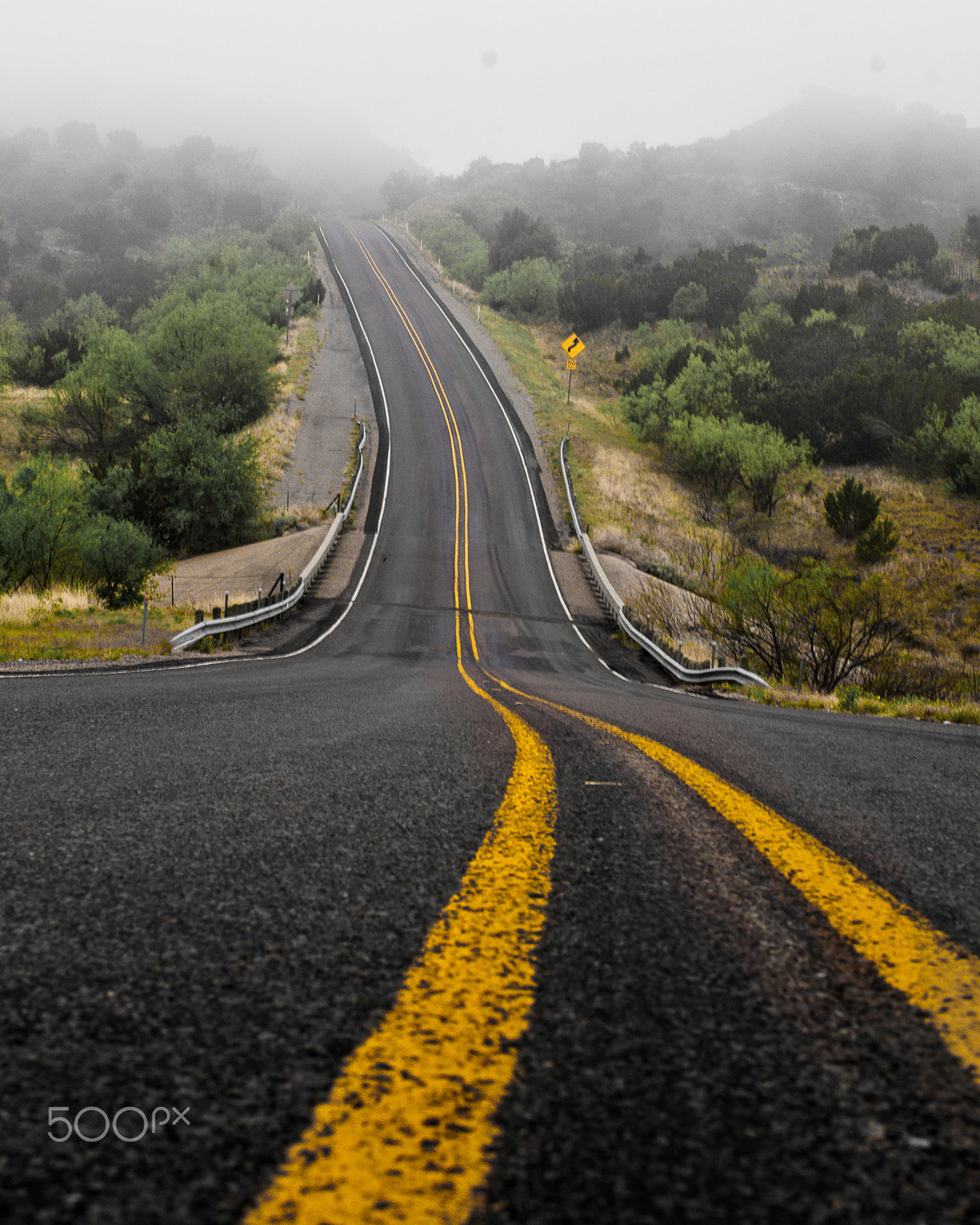 Pentax K-x sample photo. The road goes on forever photography