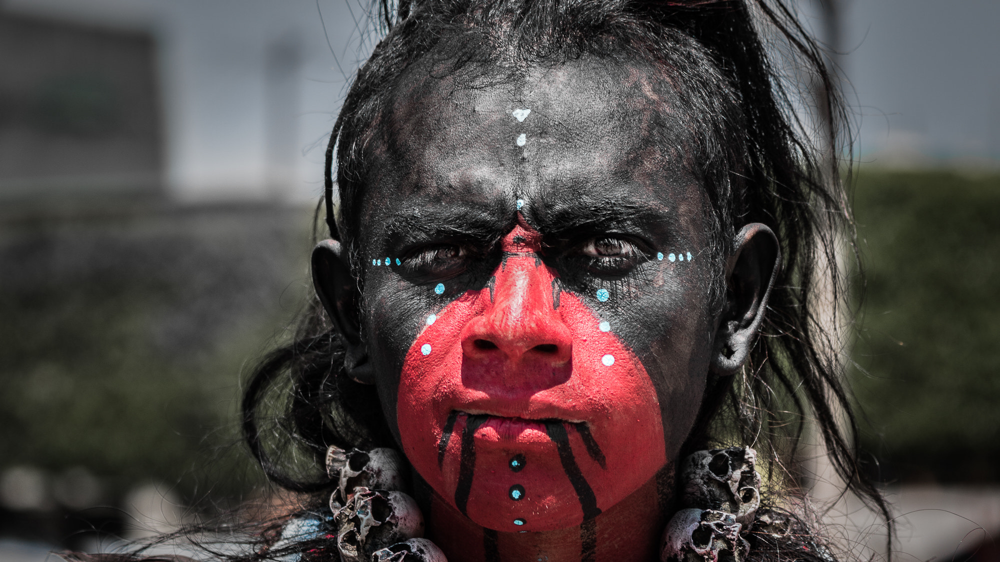 Sony ILCA-77M2 sample photo. Conchero tribe warrior. photography