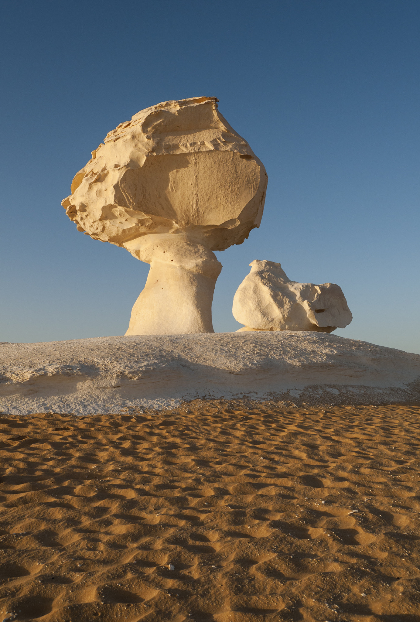 Nikon D300 sample photo. Rock formations, white desert, egypt photography