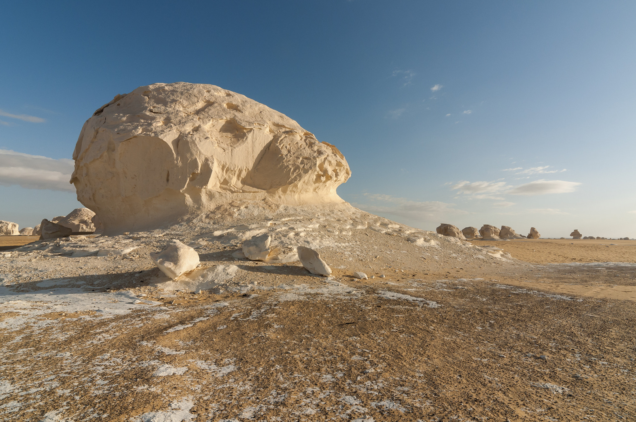 Nikon D300 + Sigma 12-24mm F4.5-5.6 EX DG Aspherical HSM sample photo. Rock formations, white desert, egypt photography