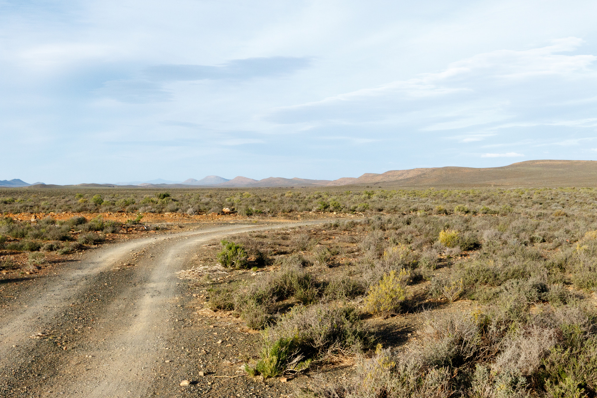 Canon EF 300mm f/2.8L sample photo. The road - the view from the sutherland observatory salt photography