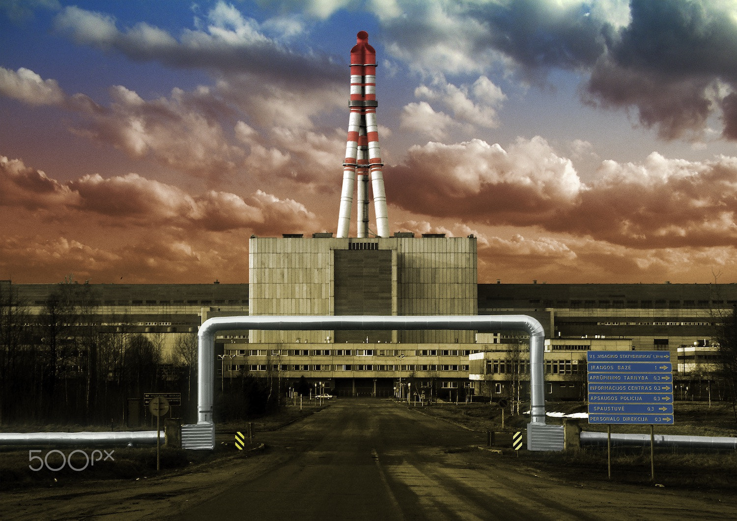 Fujifilm FinePix S602 ZOOM sample photo. Nuclear reactor, ignalina, lithuania photography