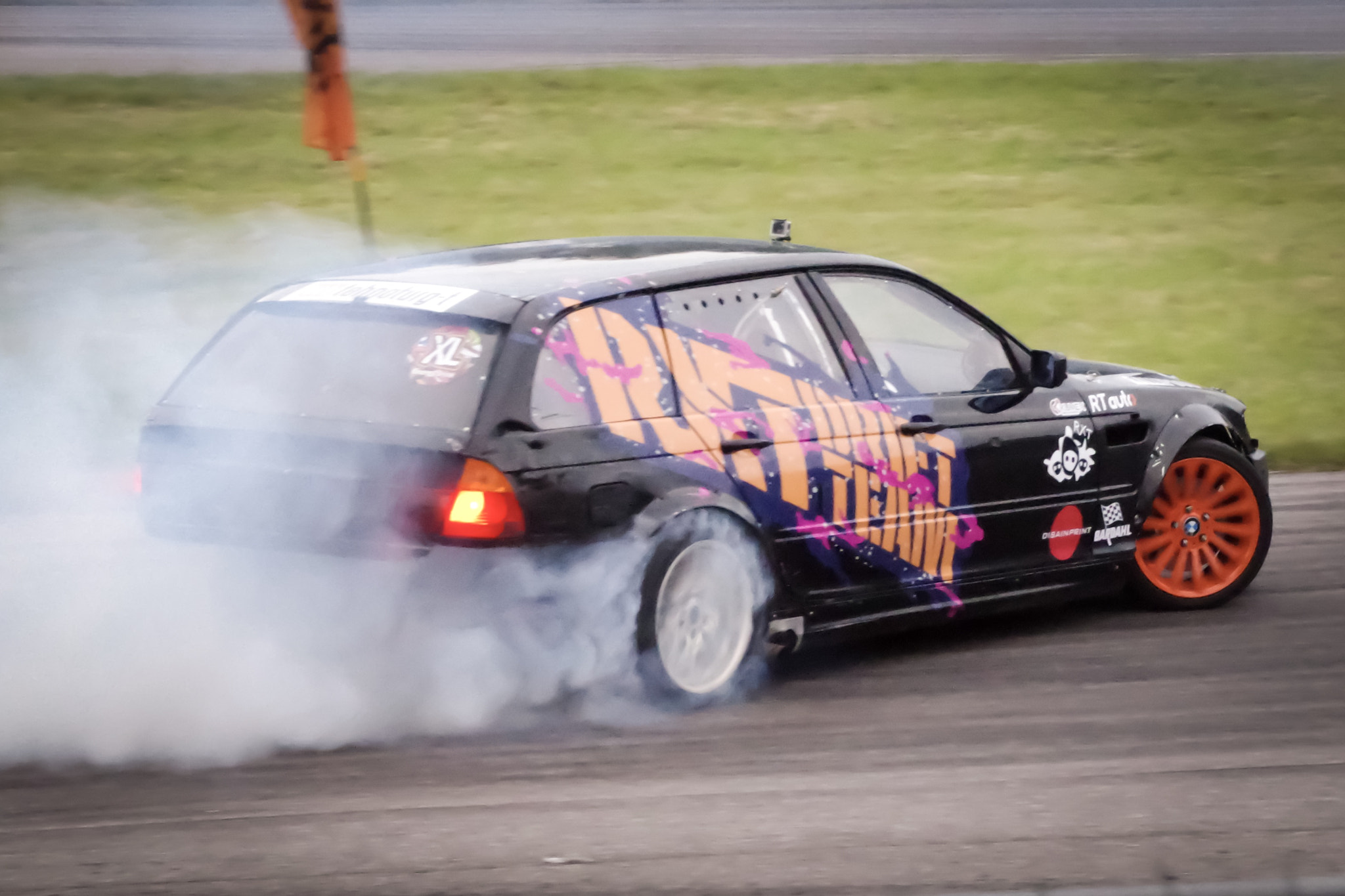 Pentax K-S2 sample photo. Family car drift photography