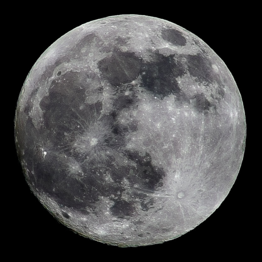 Canon EOS 80D + EF75-300mm f/4-5.6 sample photo. Full moon in guatemala photography